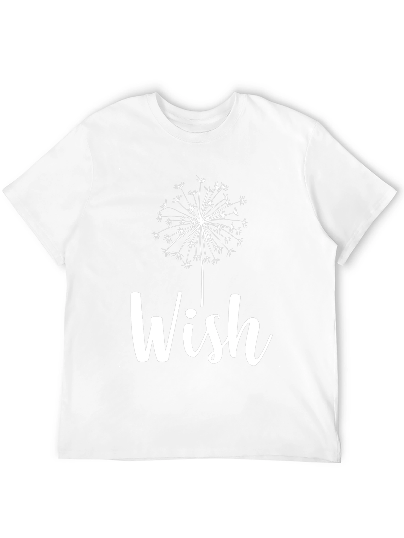 Black Wish Dandelion Graphic T-Shirt - Soft Cotton Tee view 12