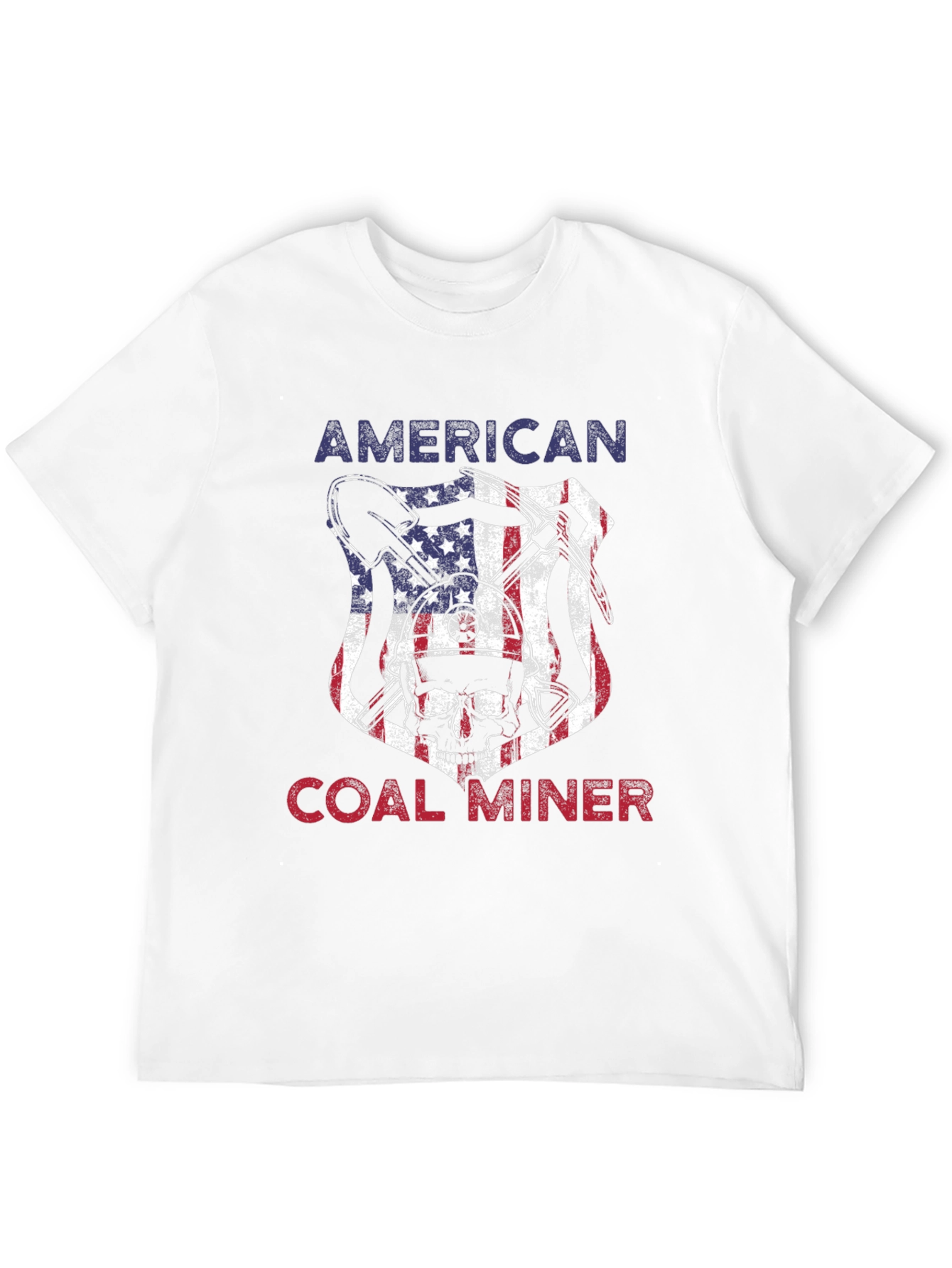 Black American Coal Miner Graphic Tee view 12
