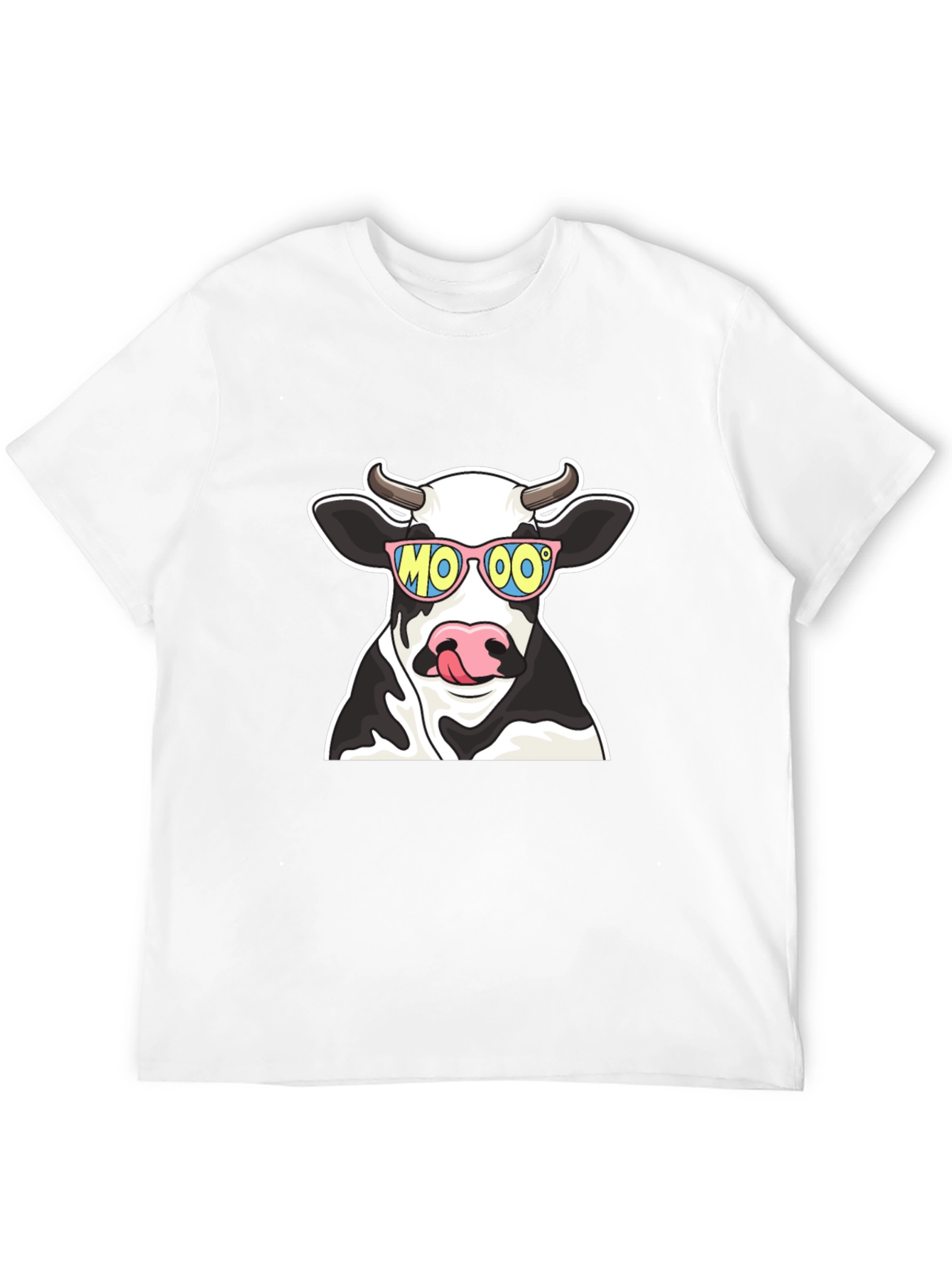 Cool Cow MOOO T-Shirt - Black Cotton Tee - 12