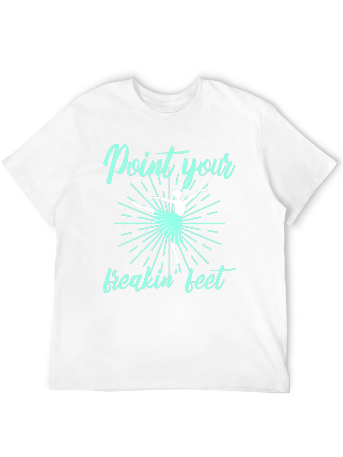Black Point Your Freakin' Feet Ballet T-Shirt view 12