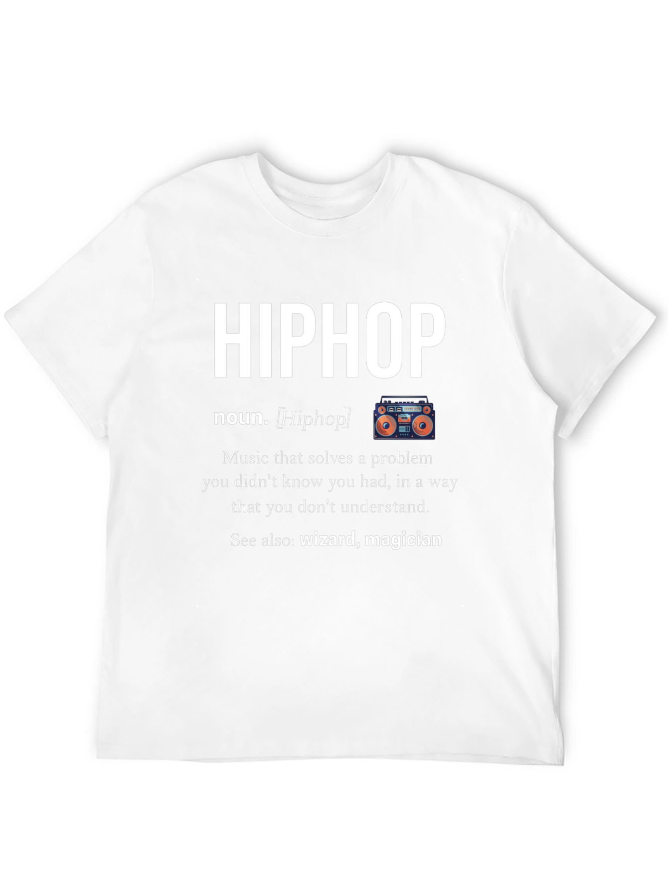 Black Hiphop Definition Black T-Shirt view 12