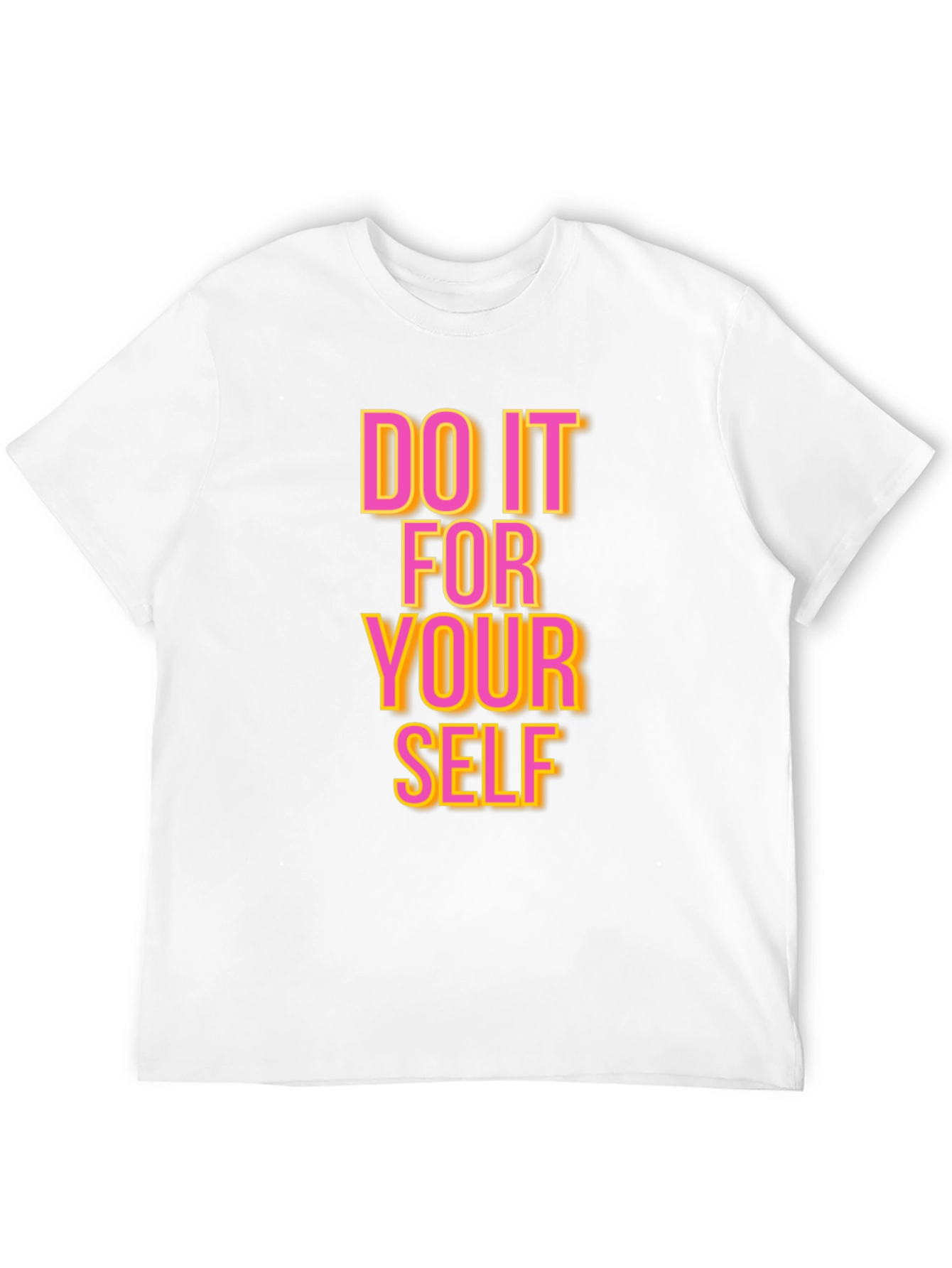 Black Motivational Graphic Tee: Do It For Yourself T-Shirt view 12