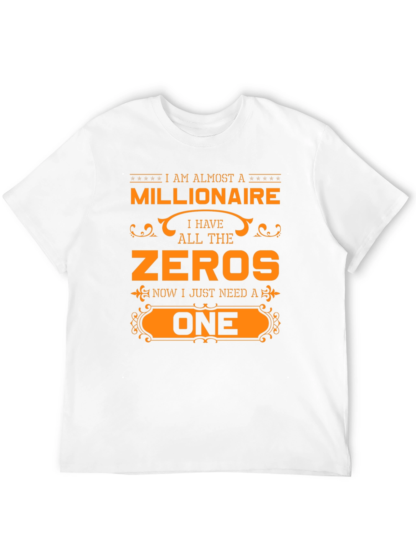 Black Almost a Millionaire T-Shirt Funny Novelty Tee view 12