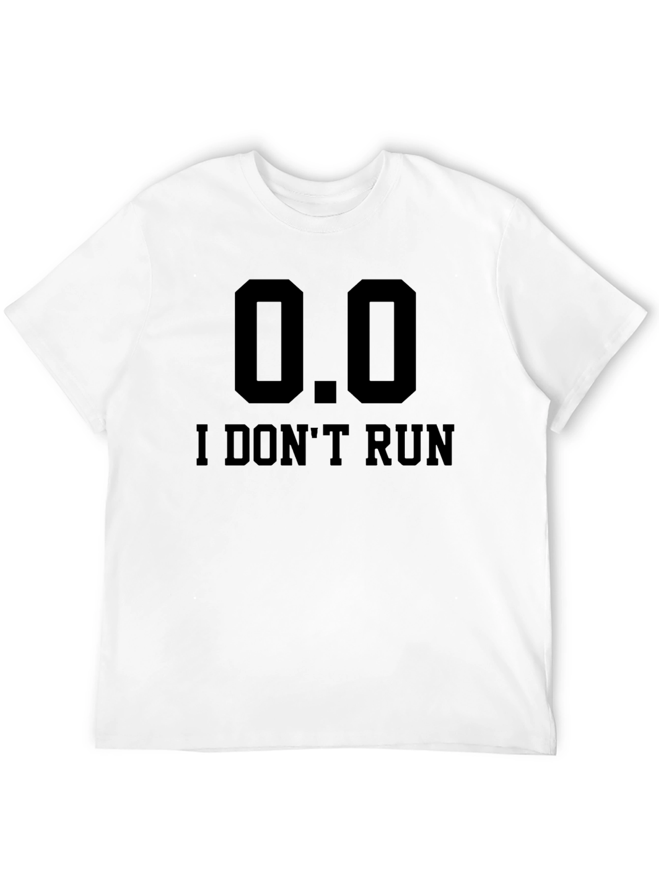 Black I Don't Run T-Shirt - Funny Slogan Tee view 12