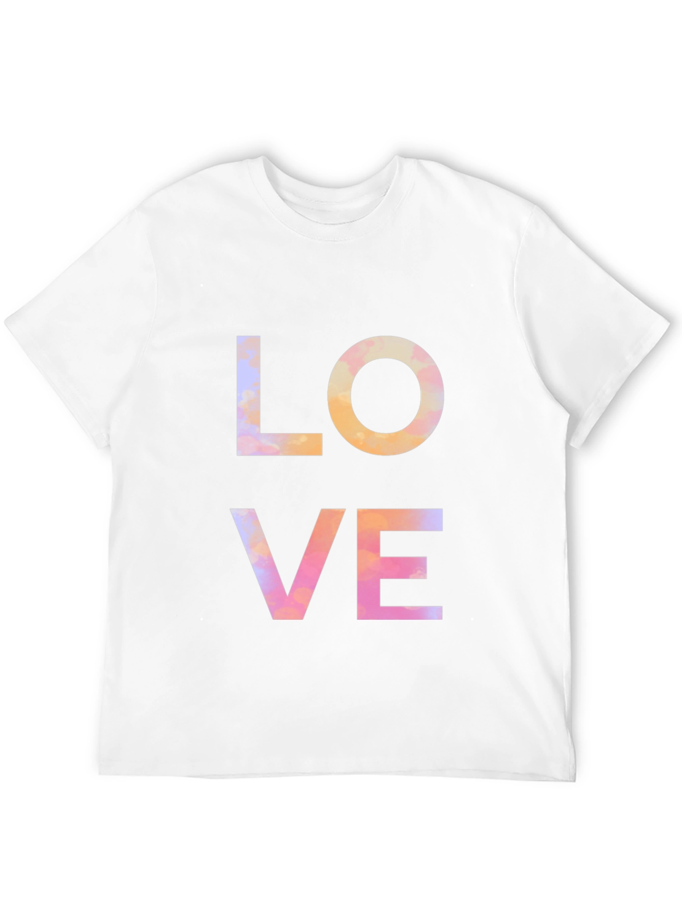 Black LOVE Graphic Black T-Shirt view 12