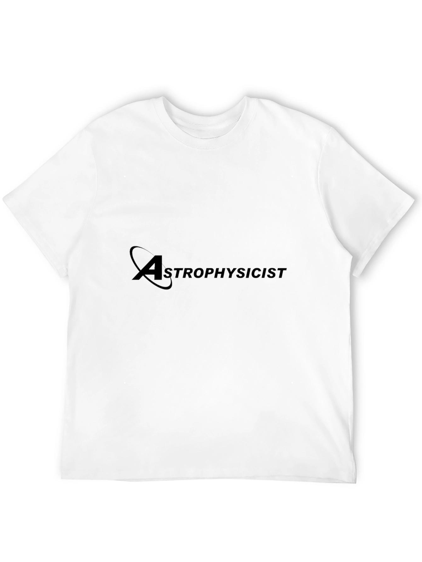 Black Astrophysicist Black Graphic T-Shirt - Science Apparel view 12