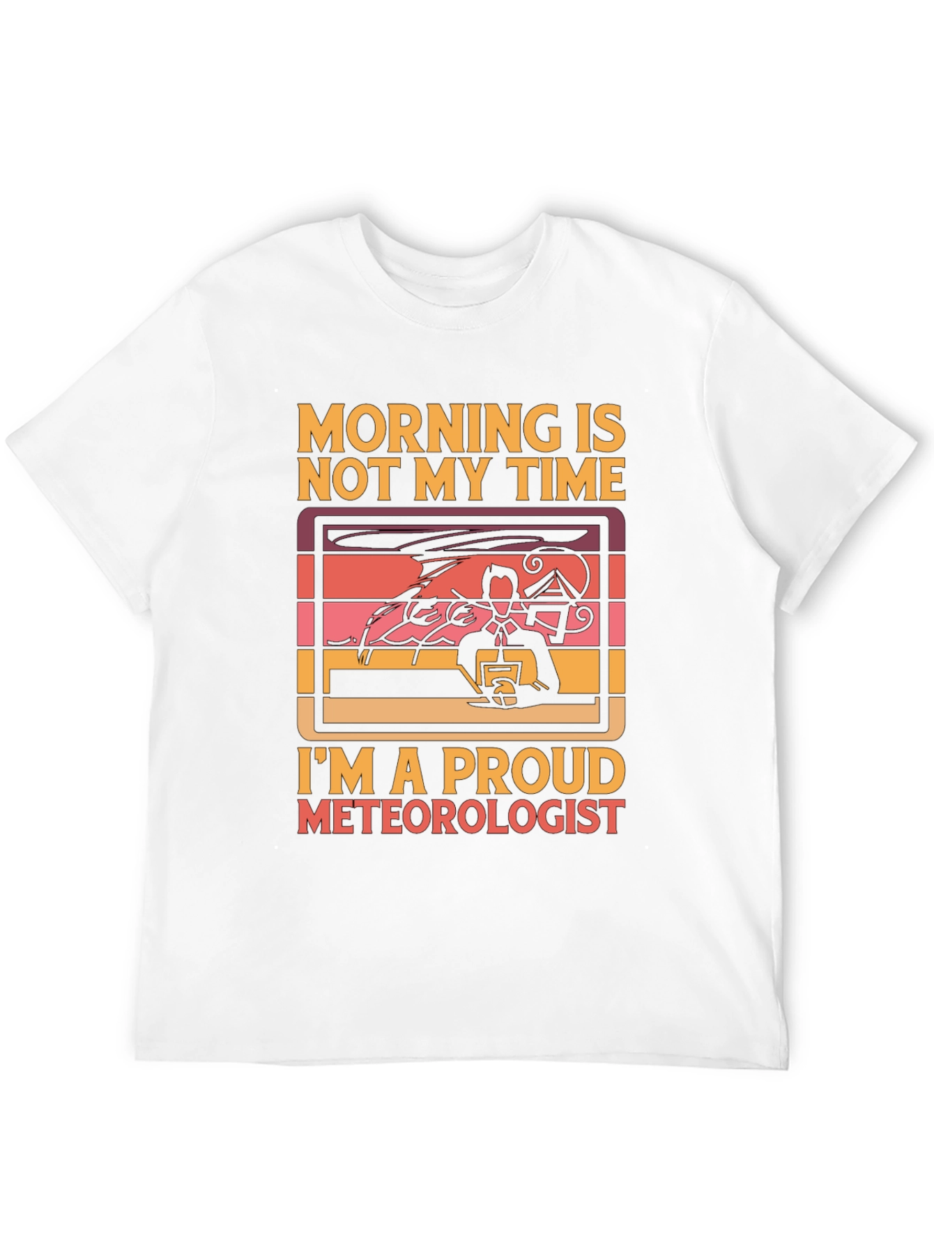 Black Proud Meteorologist T-Shirt view 12