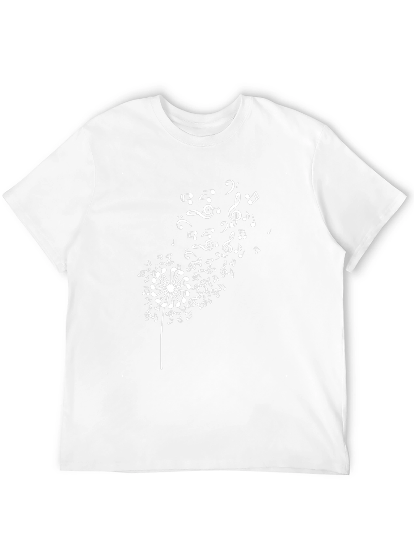 Black Musical Dandelion Black T-Shirt view 12