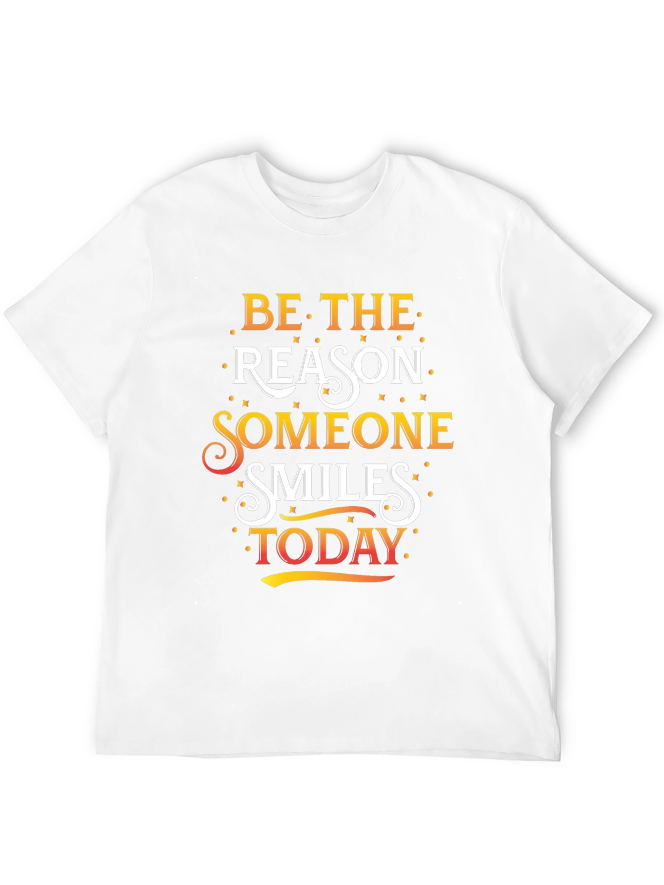 Black Inspirational Graphic Tee - Be The Reason Someone Smiles Today view 12