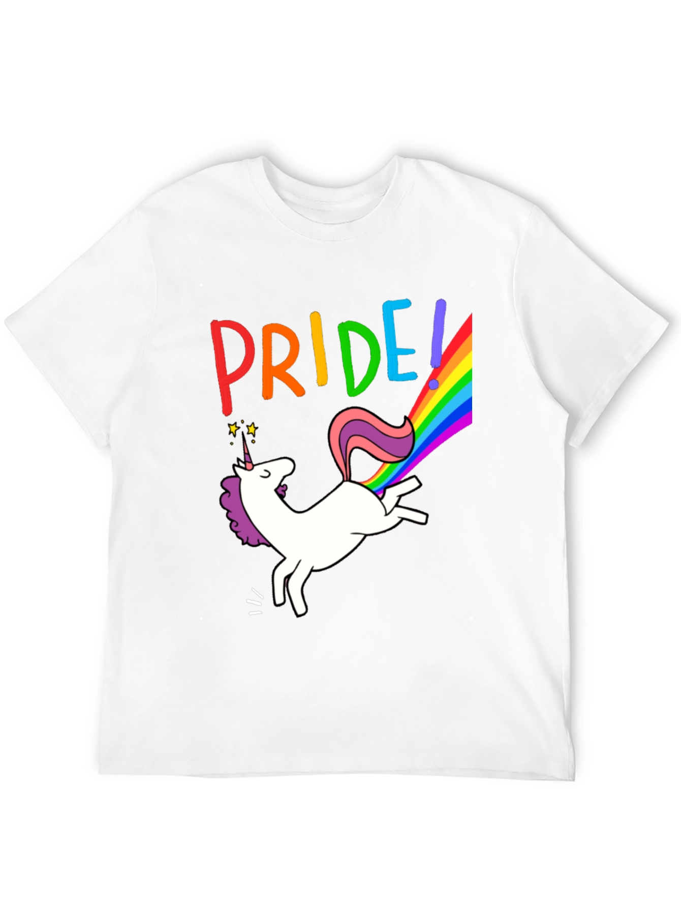 Black Pride Unicorn Graphic Tee - Black Cotton Blend view 12