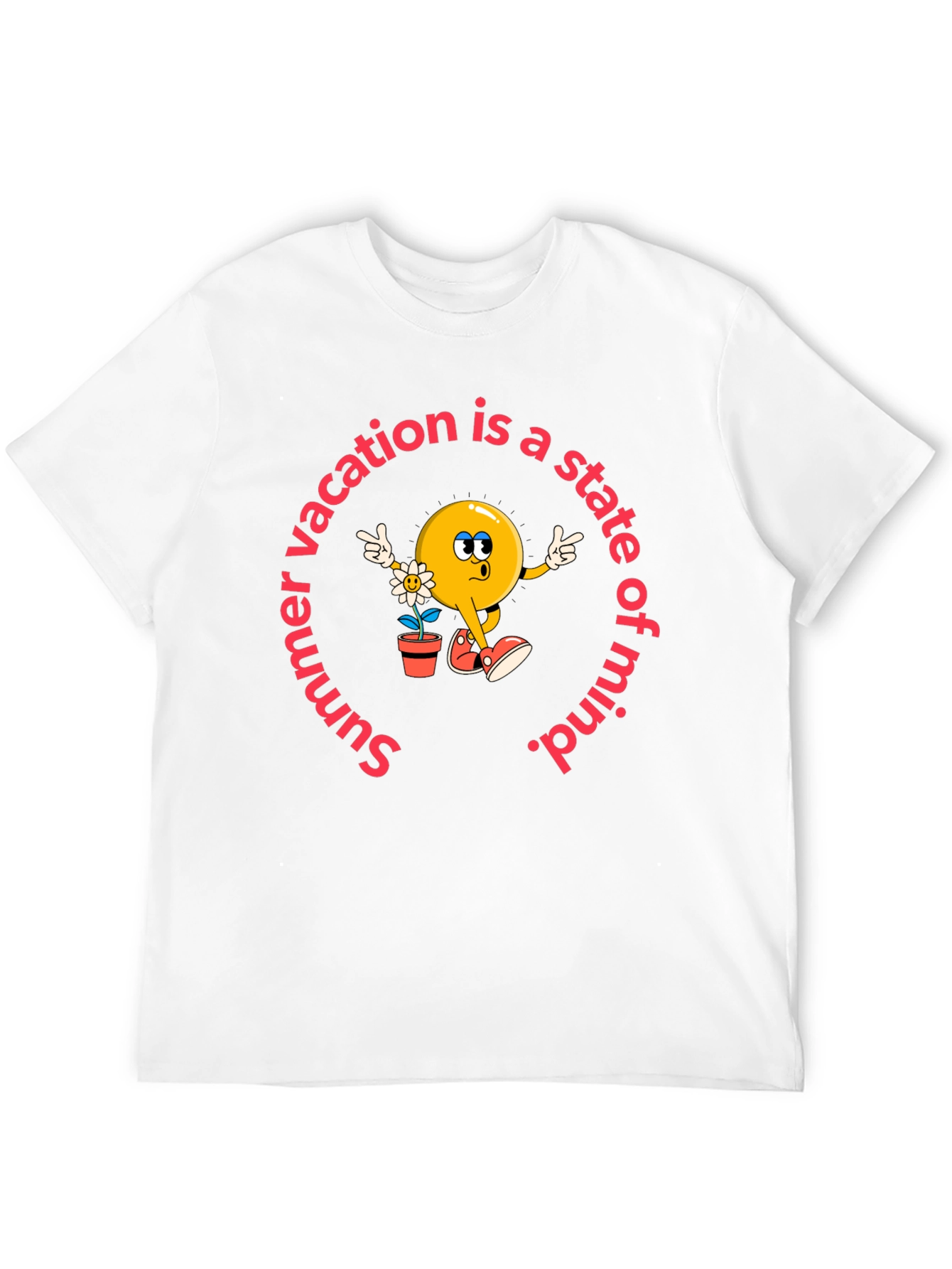 Black Summer Vacation State of Mind T-Shirt view 12