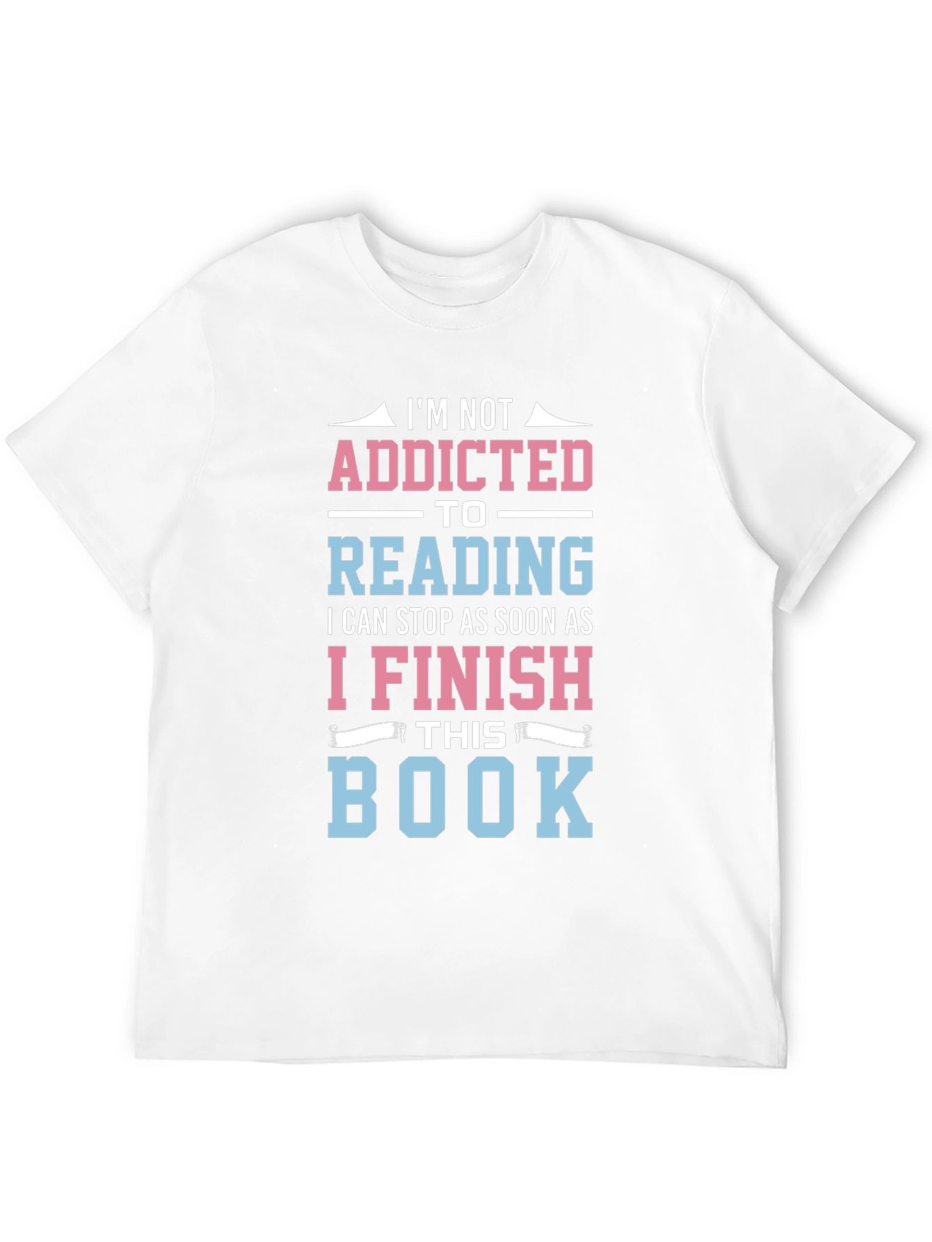 Black Funny Reading Addict T-Shirt: Just One More Chapter! view 12