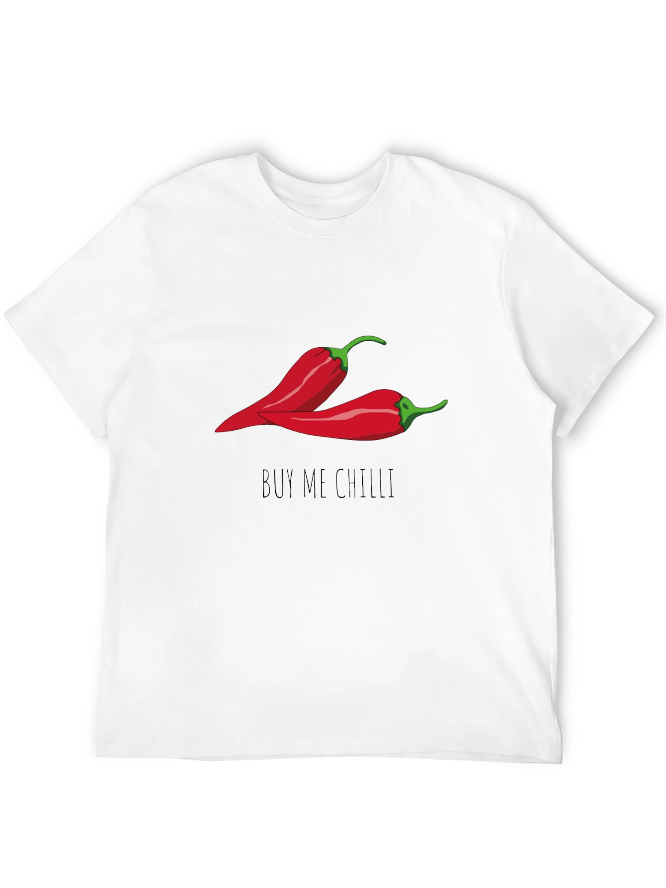 Black Buy Me Chilli Graphic T-Shirt view 12