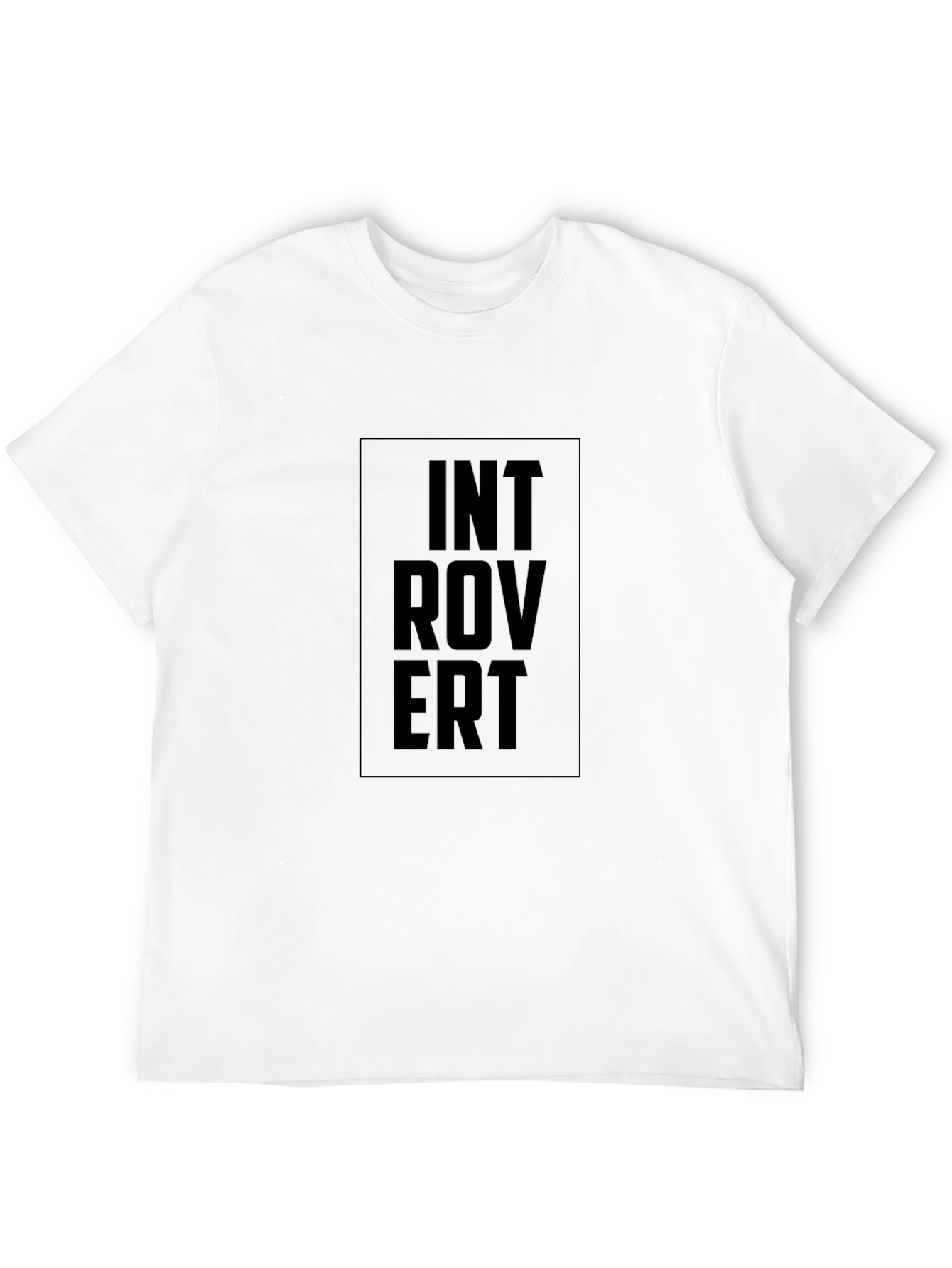 Black Introvert Graphic T-Shirt - Soft Cotton Tee view 12