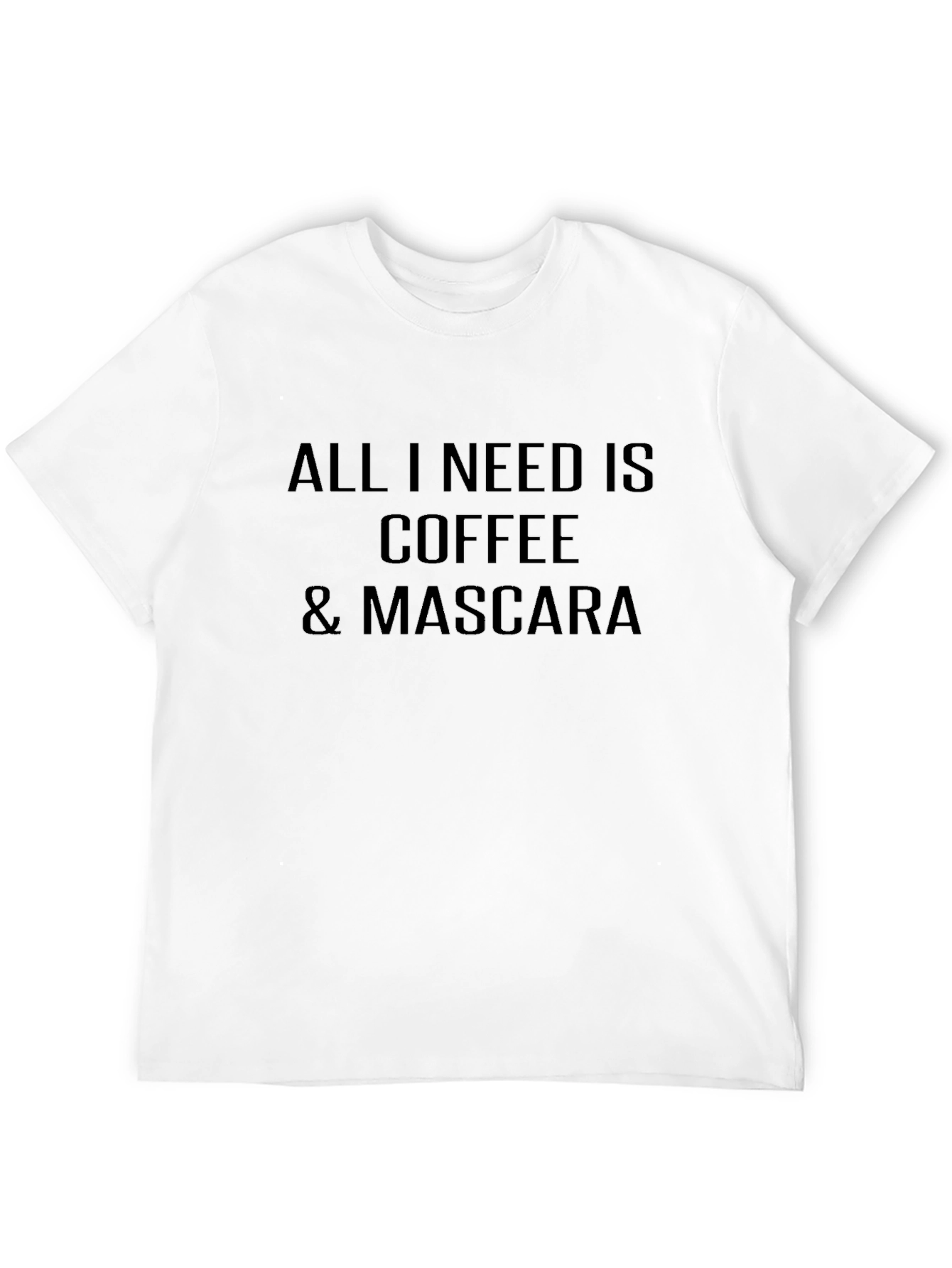 Black Coffee & Mascara Graphic Tee - Soft Cotton Blend view 12