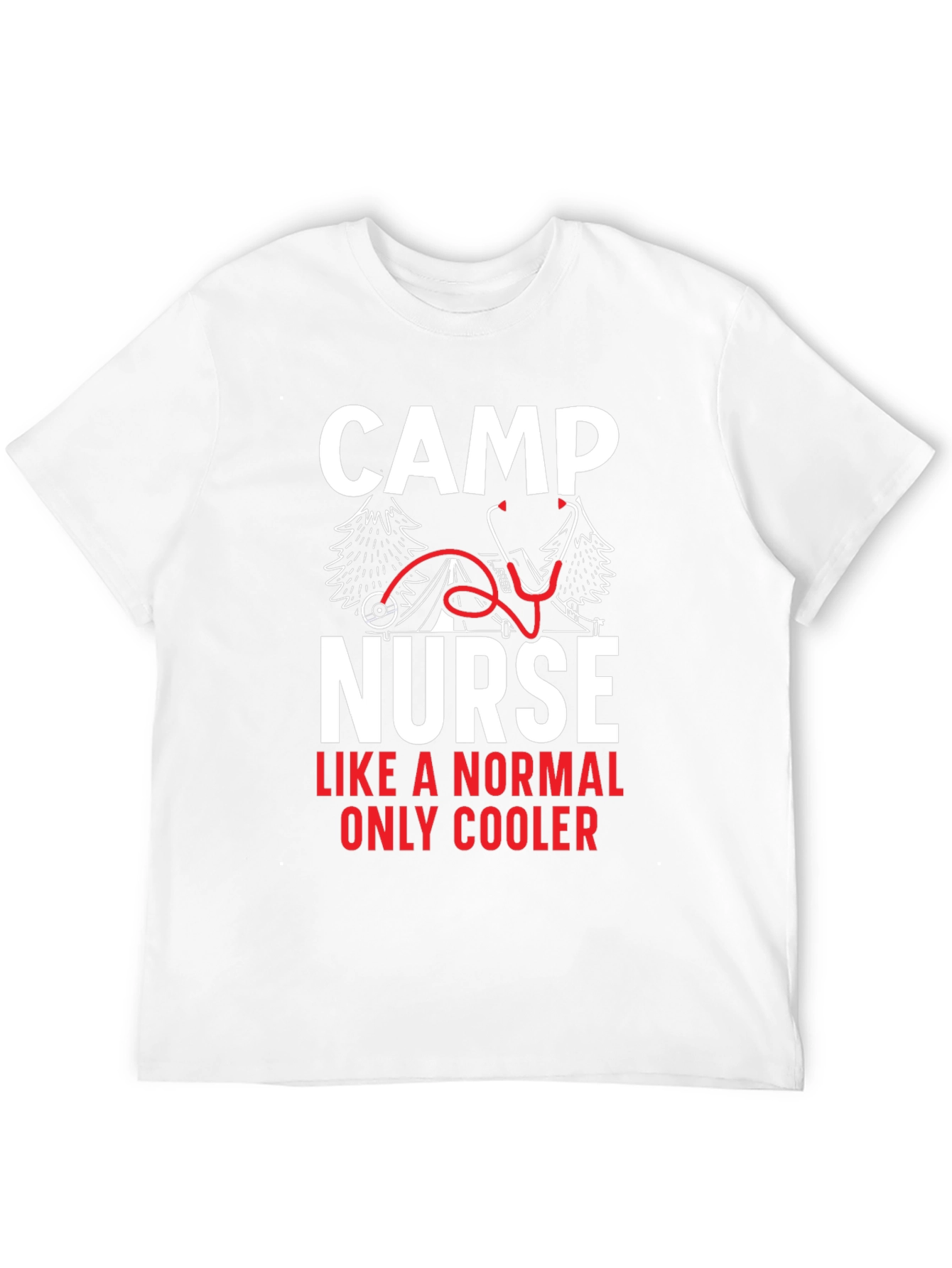 Camp Nurse Graphic T-Shirt for Medical Professionals - 12