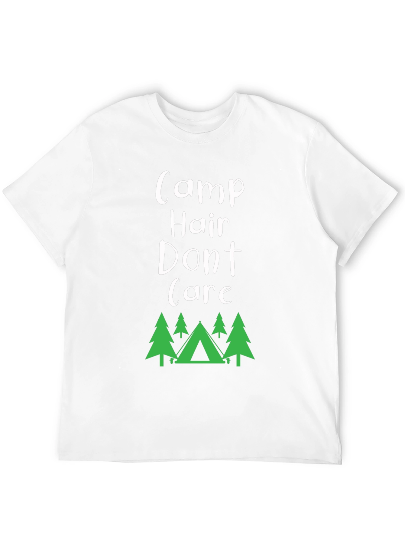 Black Camp Hair Don't Care T-Shirt view 12