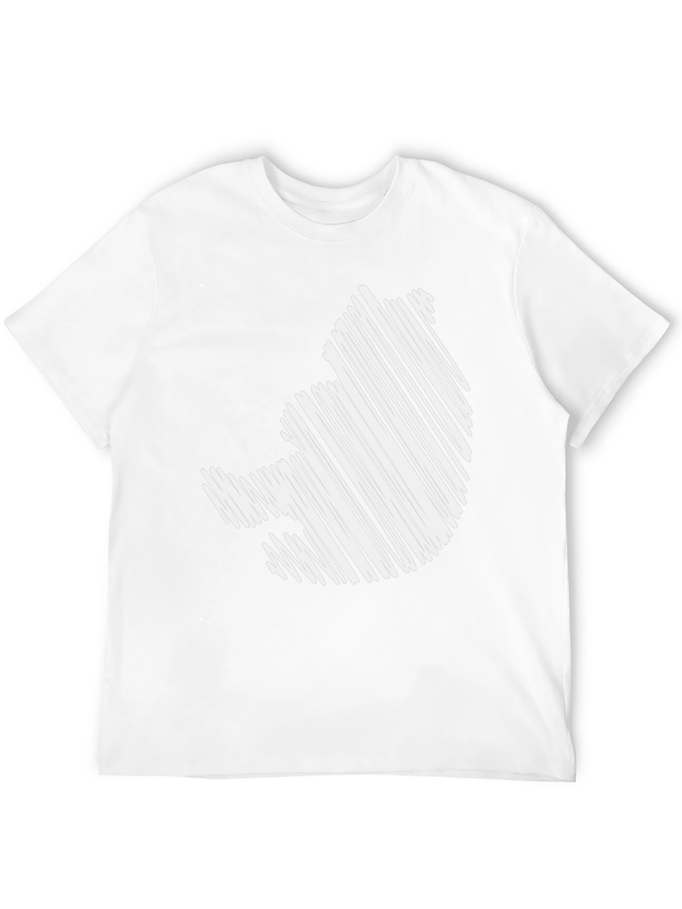 Black Scribble Bear Graphic Tee - Casual Comfort view 12