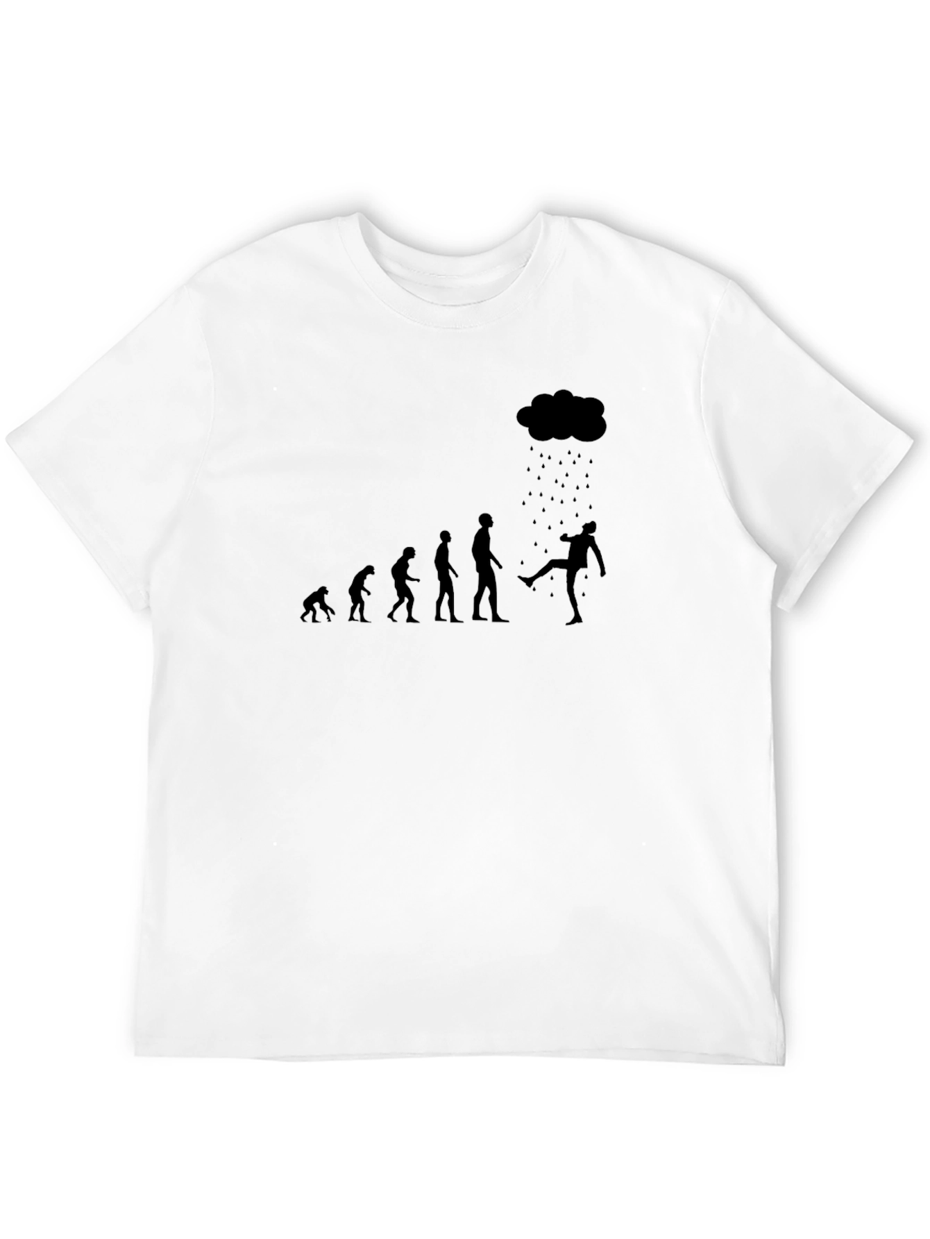 Black Evolution Kick Black T-Shirt view 12