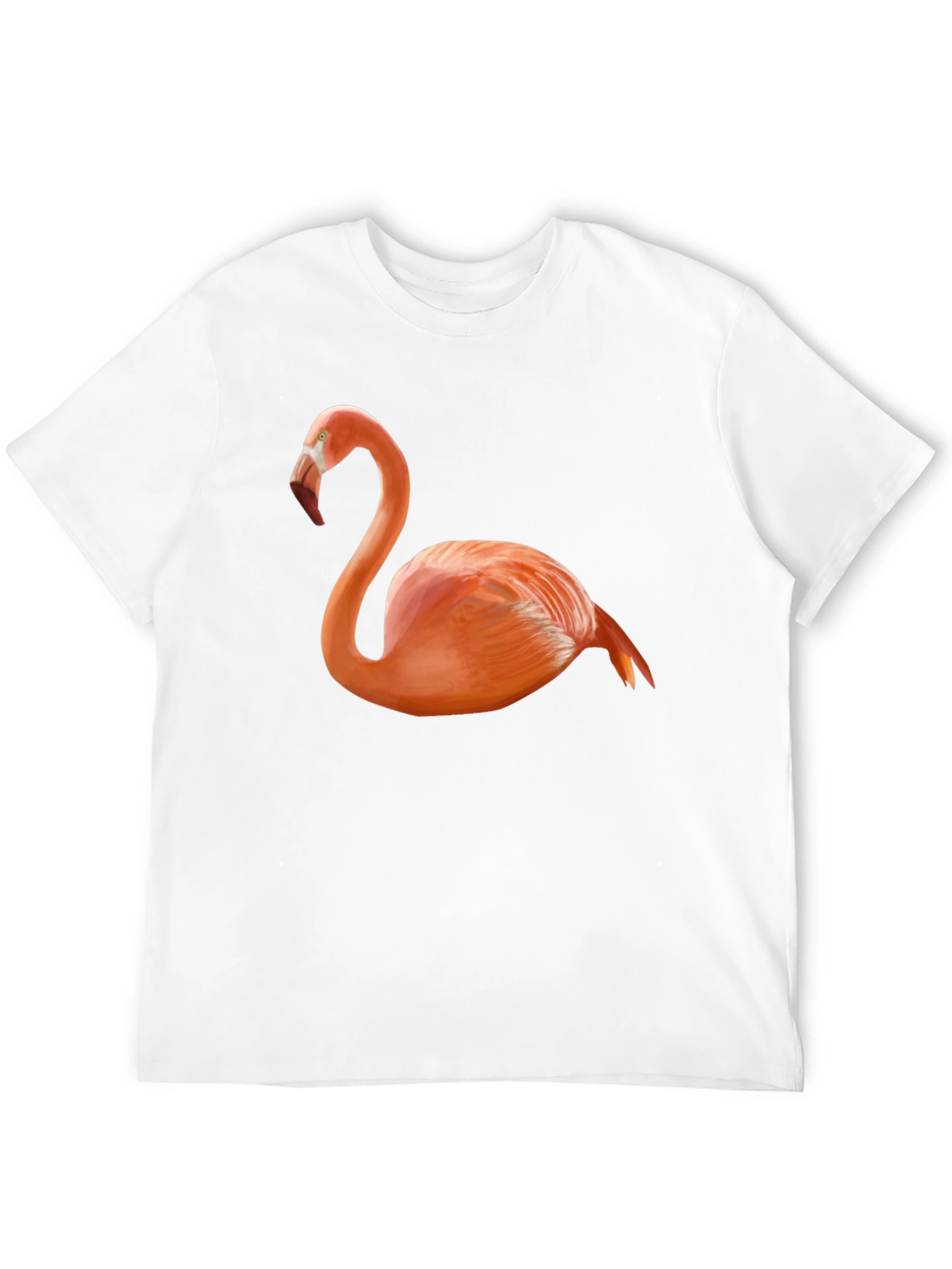 Black Flamingo Graphic Tee - Classic Black T-Shirt view 12