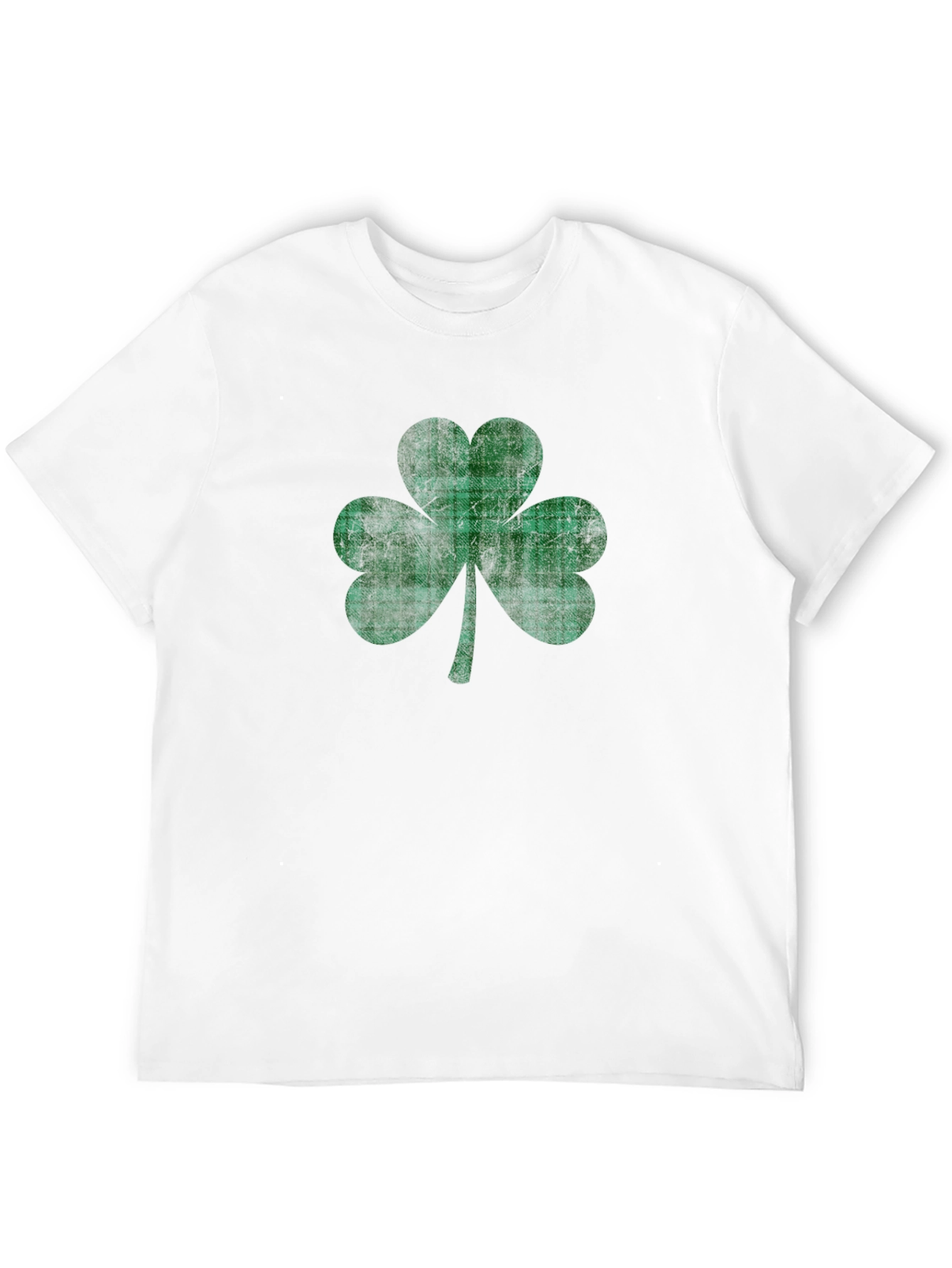 Black Plaid Shamrock T-Shirt - St. Patrick's Day Apparel view 12