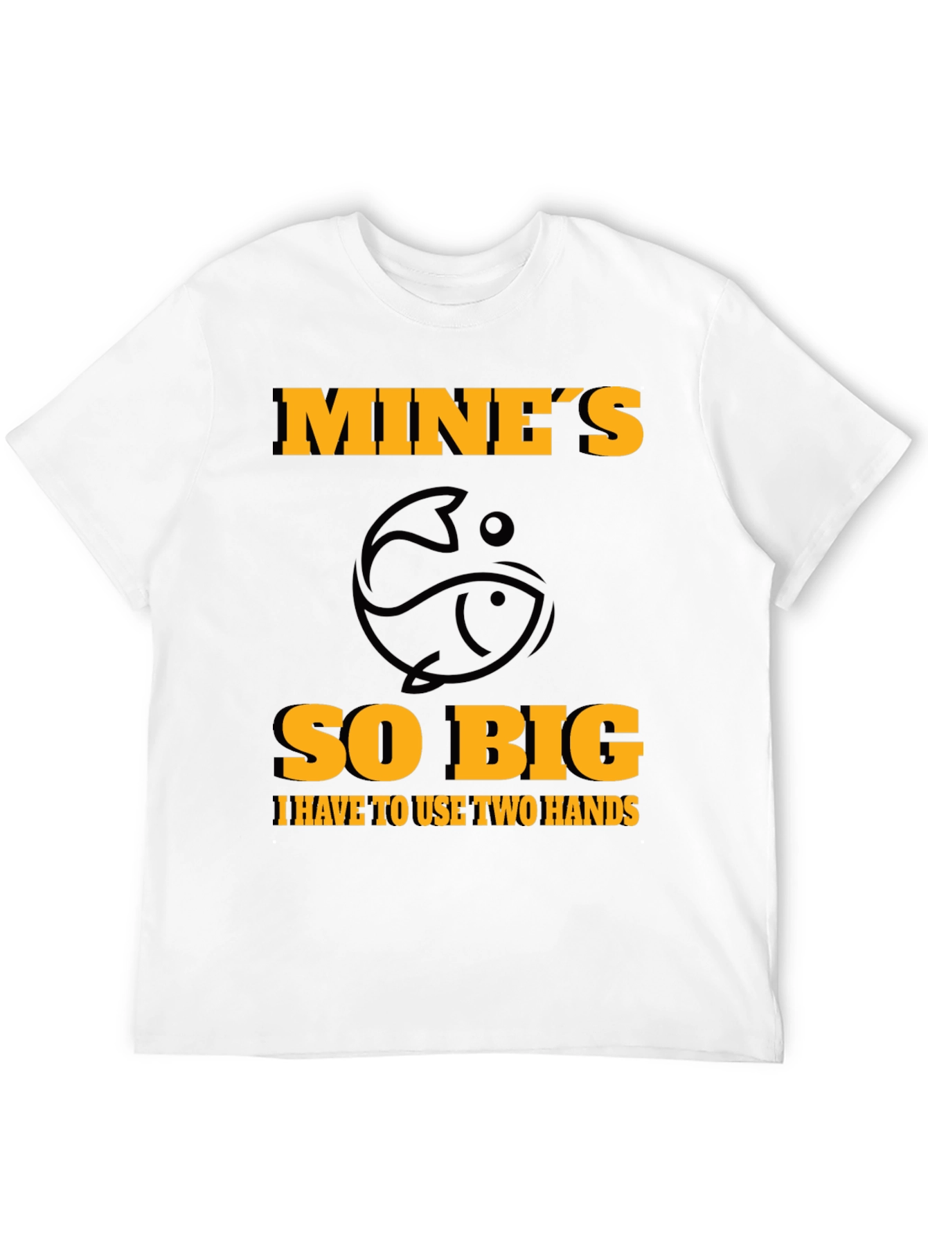 Black Mine's So Big Fishing T-Shirt - Humor Tee view 12