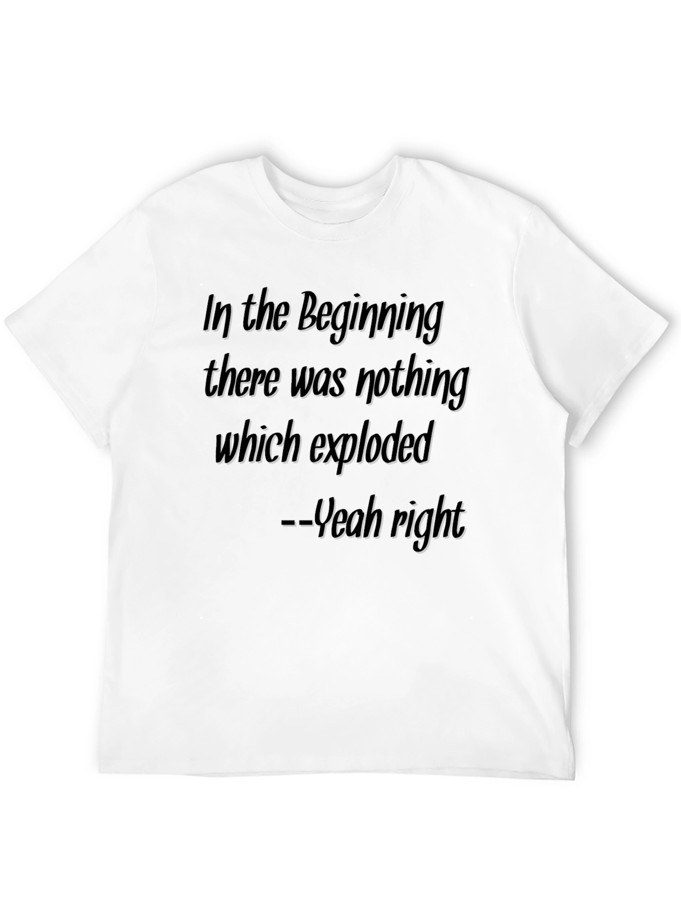 Black Humorous Big Bang Theory Black Cotton Tee view 12