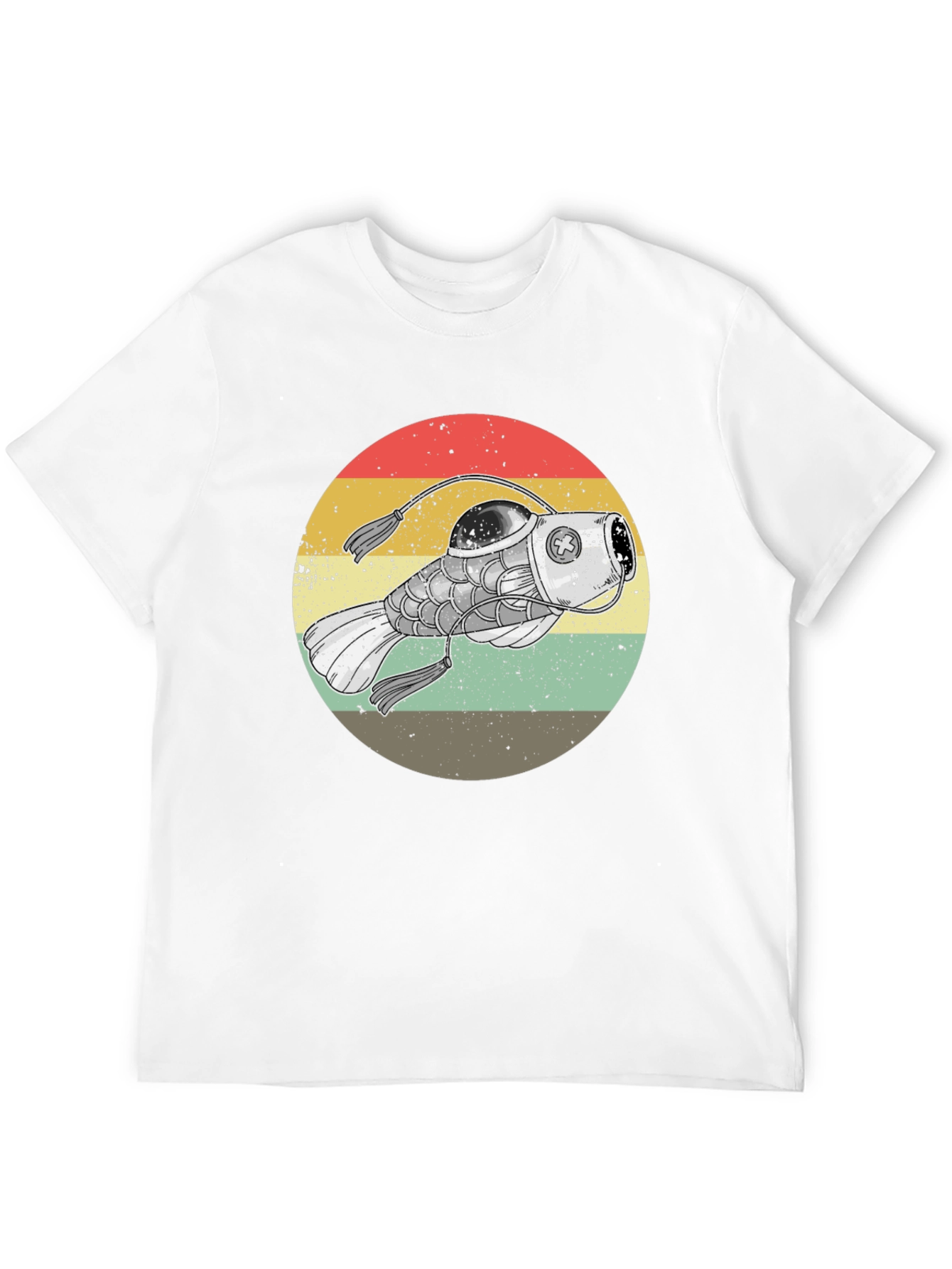 Black Retro Angler Fish Graphic Tee - Black view 12