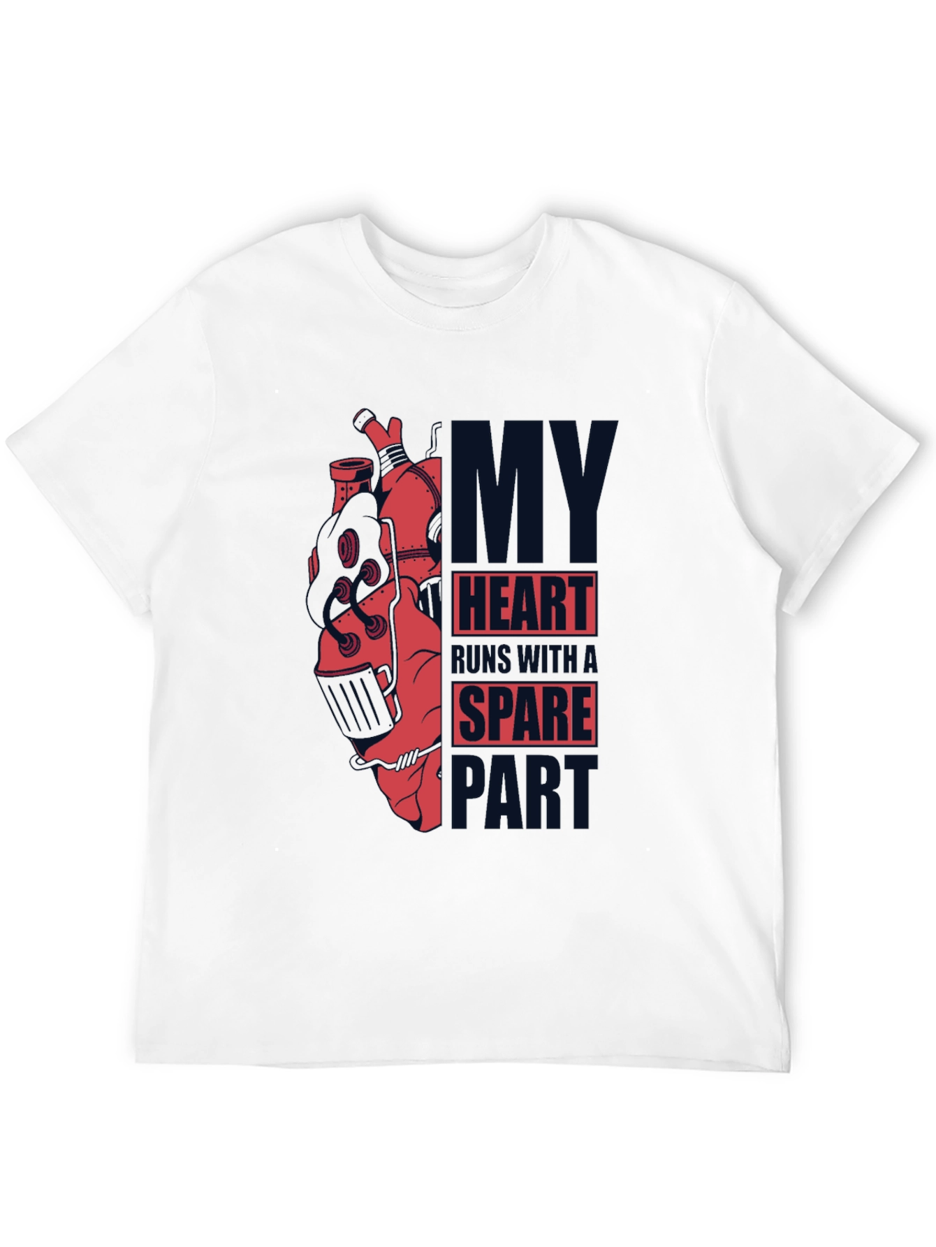 Black Steampunk Heart T-Shirt - Dark Graphic Tee view 12