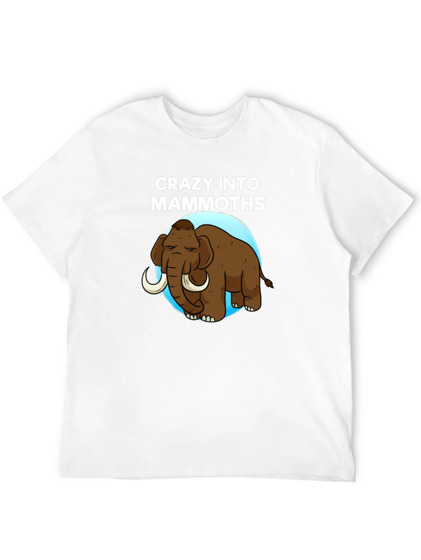 Black Crazy into Mammoths T-Shirt view 12
