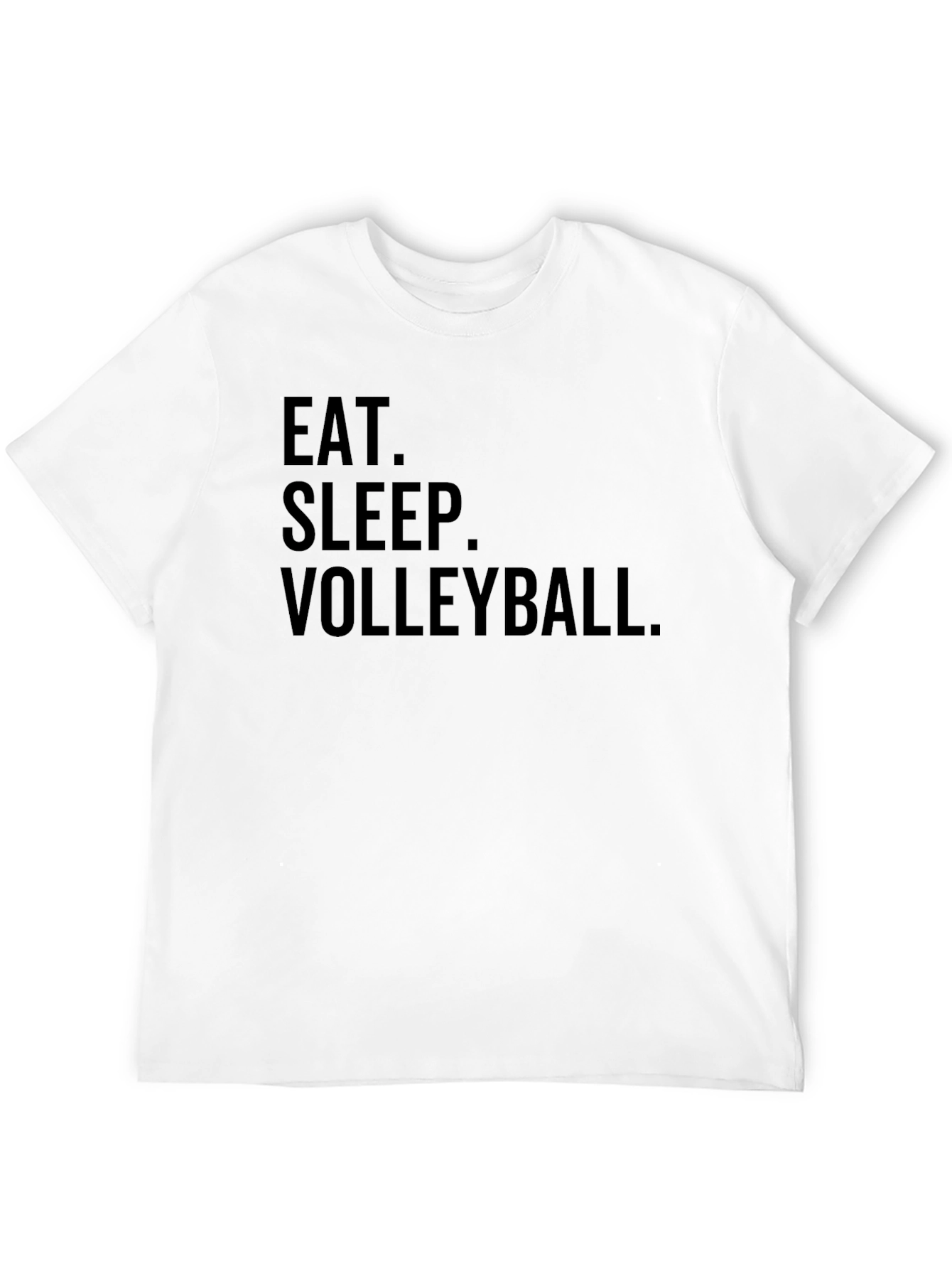 Black Eat Sleep Volleyball T-Shirt - Black view 12