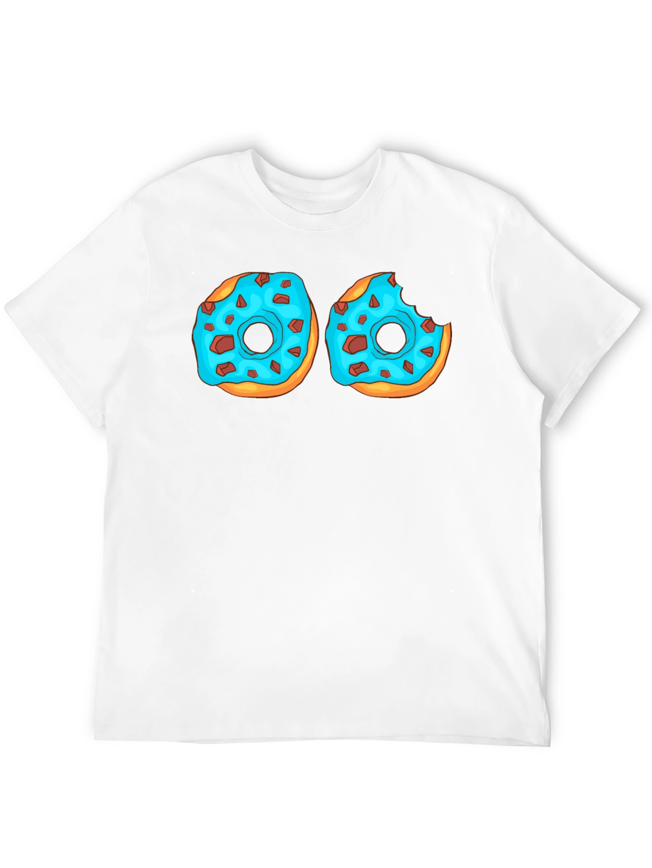 Black Donut T-Shirt: Funny Graphic Tee for Food Lovers view 12