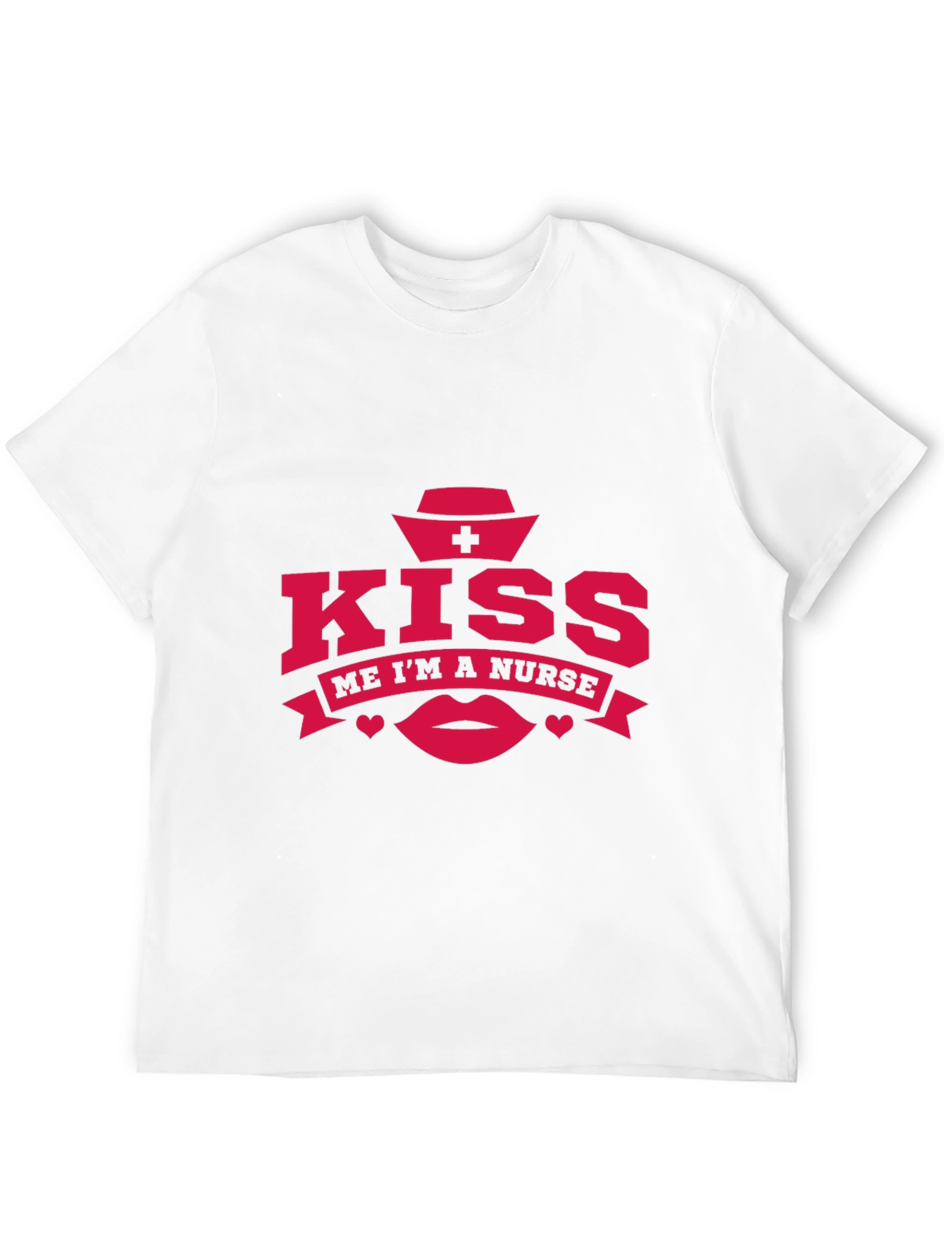 Black Kiss Me I'm A Nurse T-Shirt Funny Graphic Tee view 12