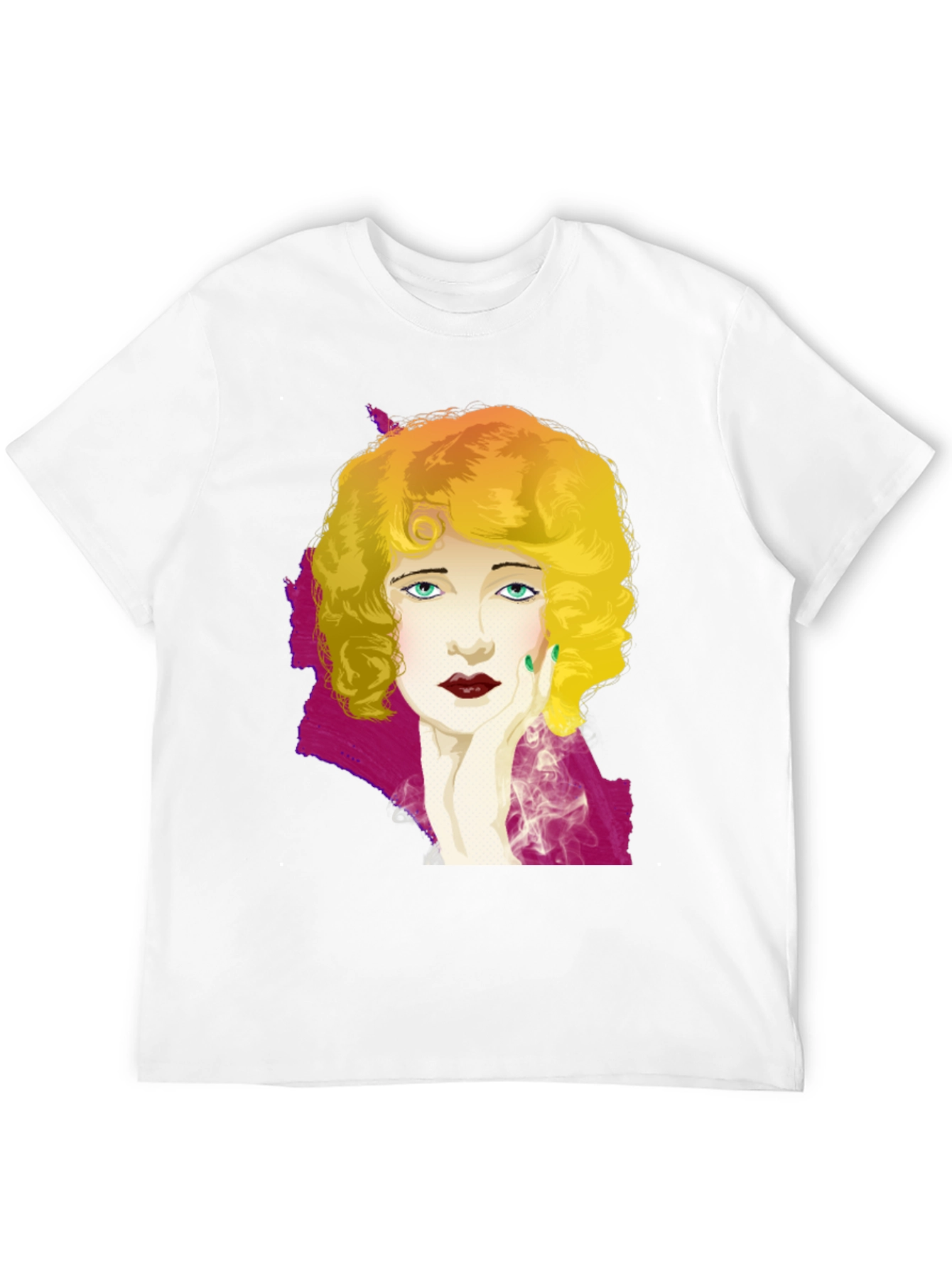 Black Vintage Art Deco Style Women's Graphic T-Shirt view 12