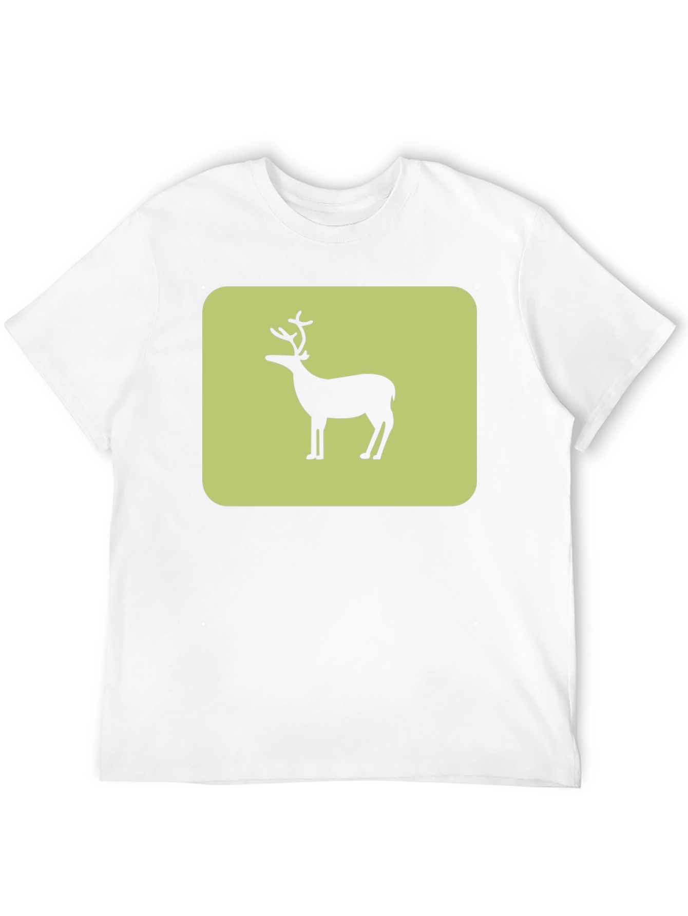 Black Deer Graphic Tee - Black Cotton Blend view 12