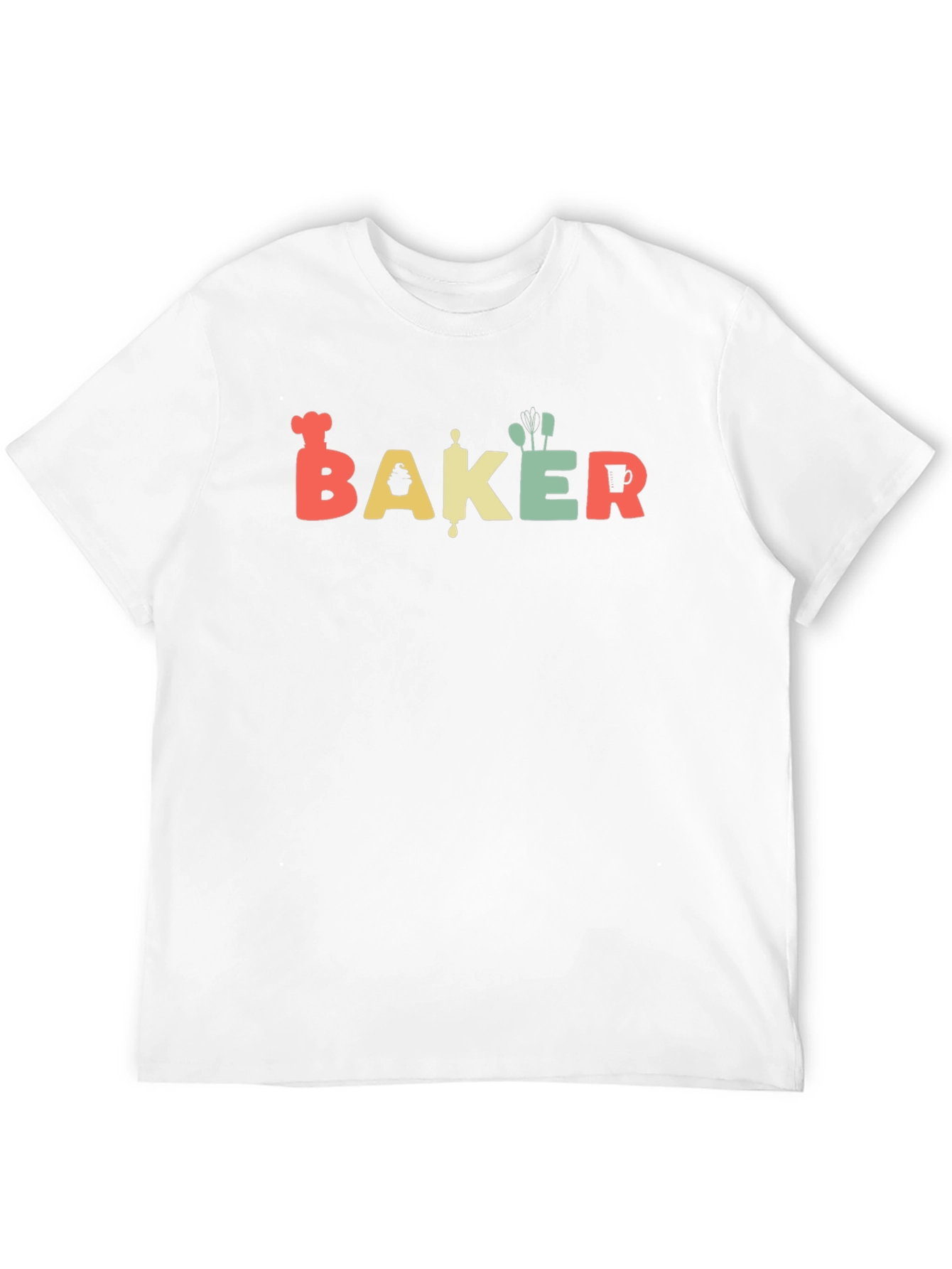 Black Baker T-Shirt - Funny Baking Tee view 12