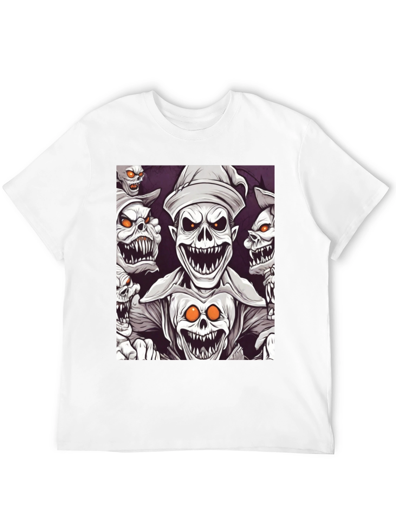 Black Spooky Cartoon T-Shirt view 12