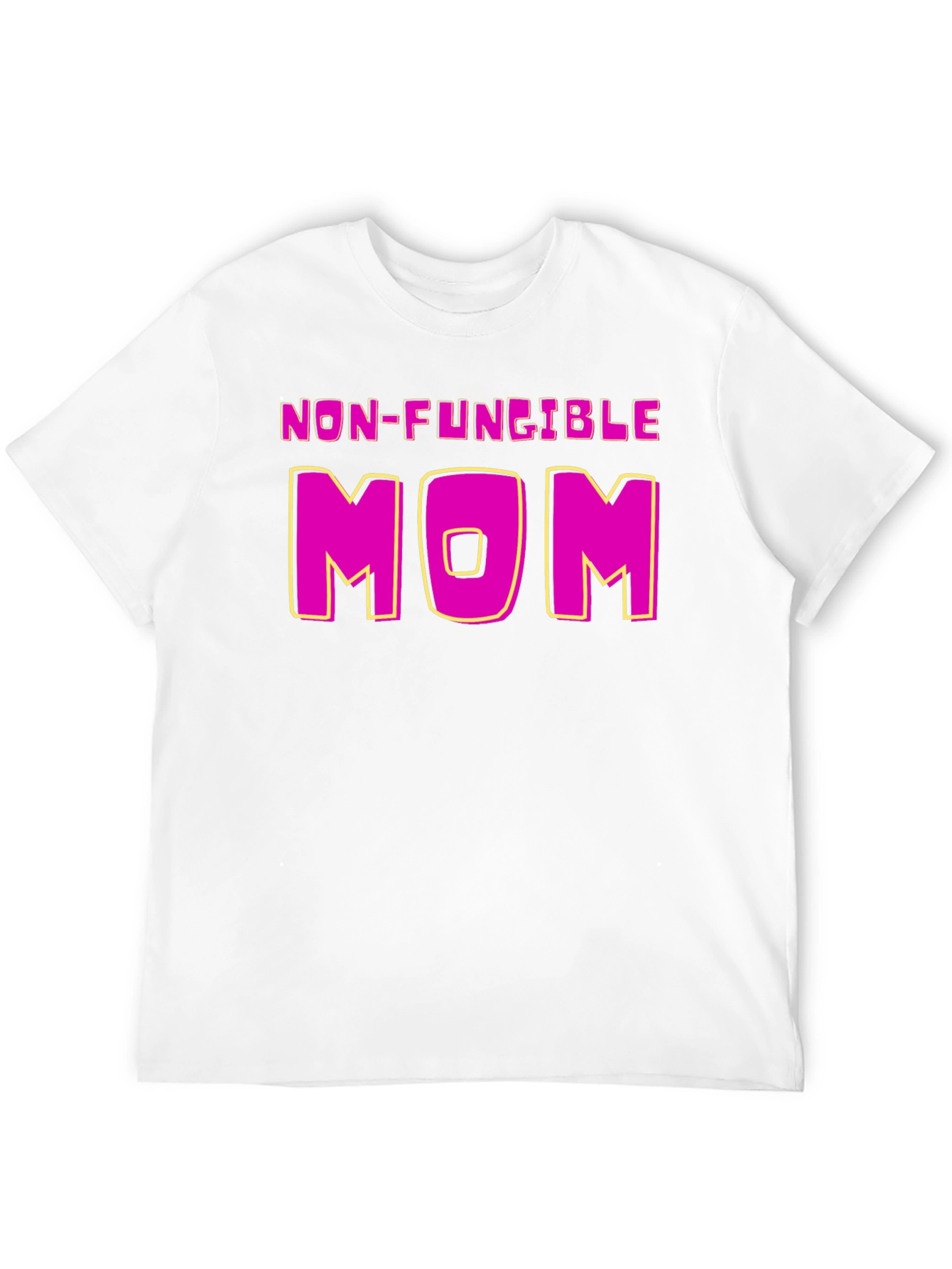 Black Non-Fungible Mom Funny T-Shirt view 12