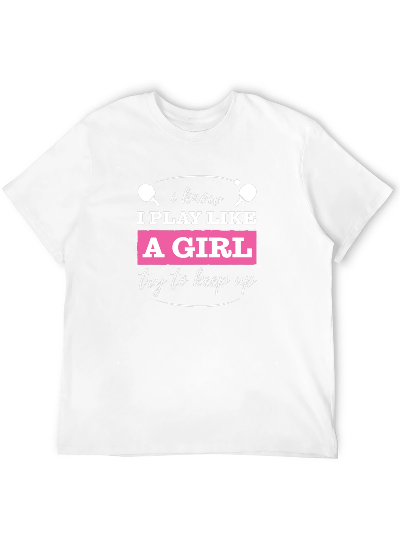 Black I Play Like A Girl T-Shirt view 12