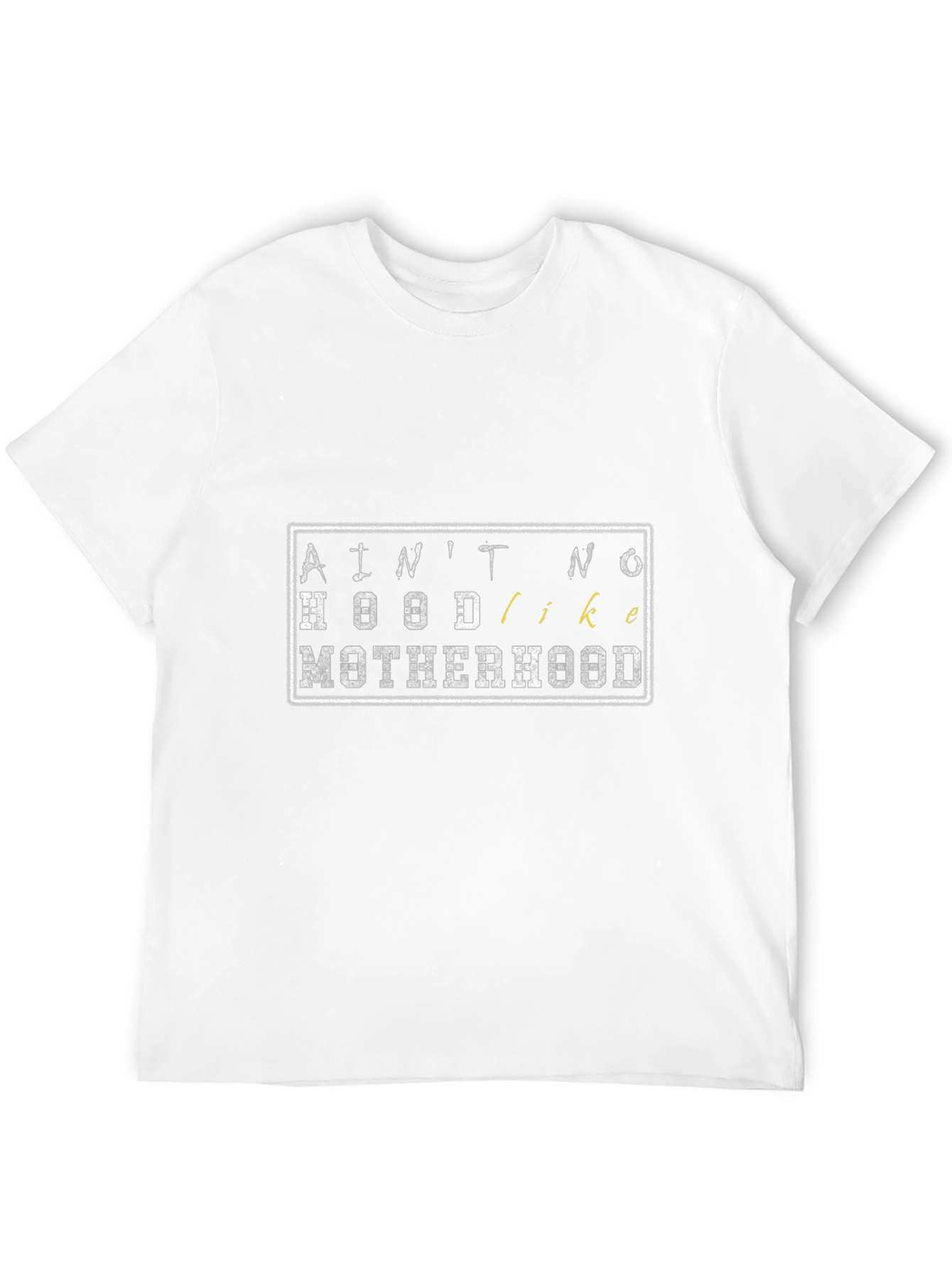 Black Ain't No Hood Like Motherhood T-Shirt view 12