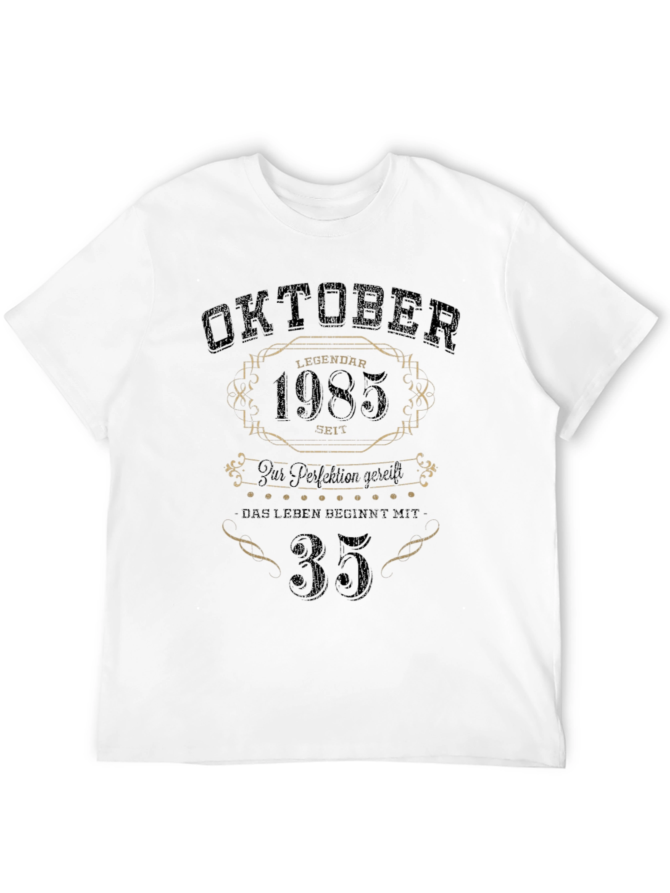 Black Oktober 1985 Legendary T-Shirt - 35th Birthday Gift view 12