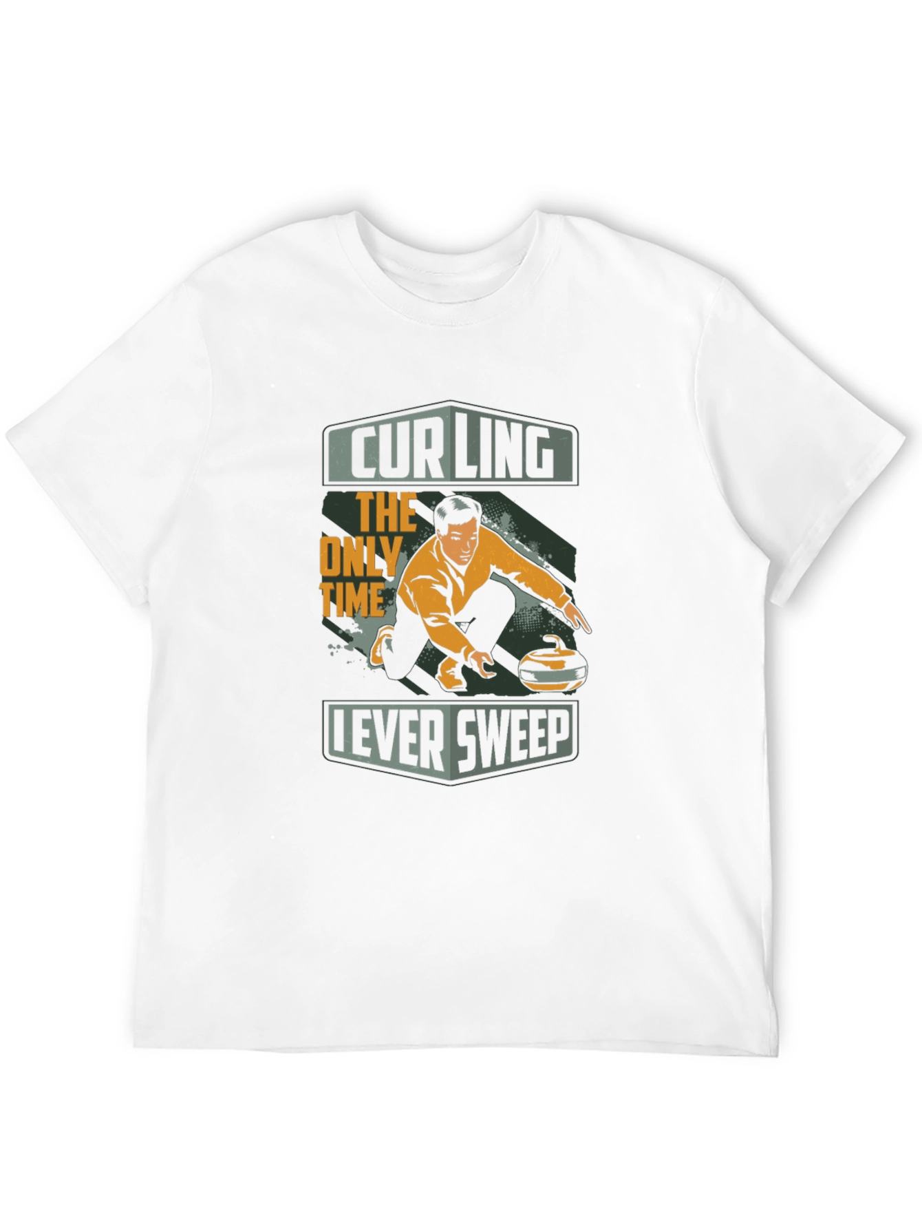 Black Curling T-Shirt - The Only Time I Ever Sweep view 12