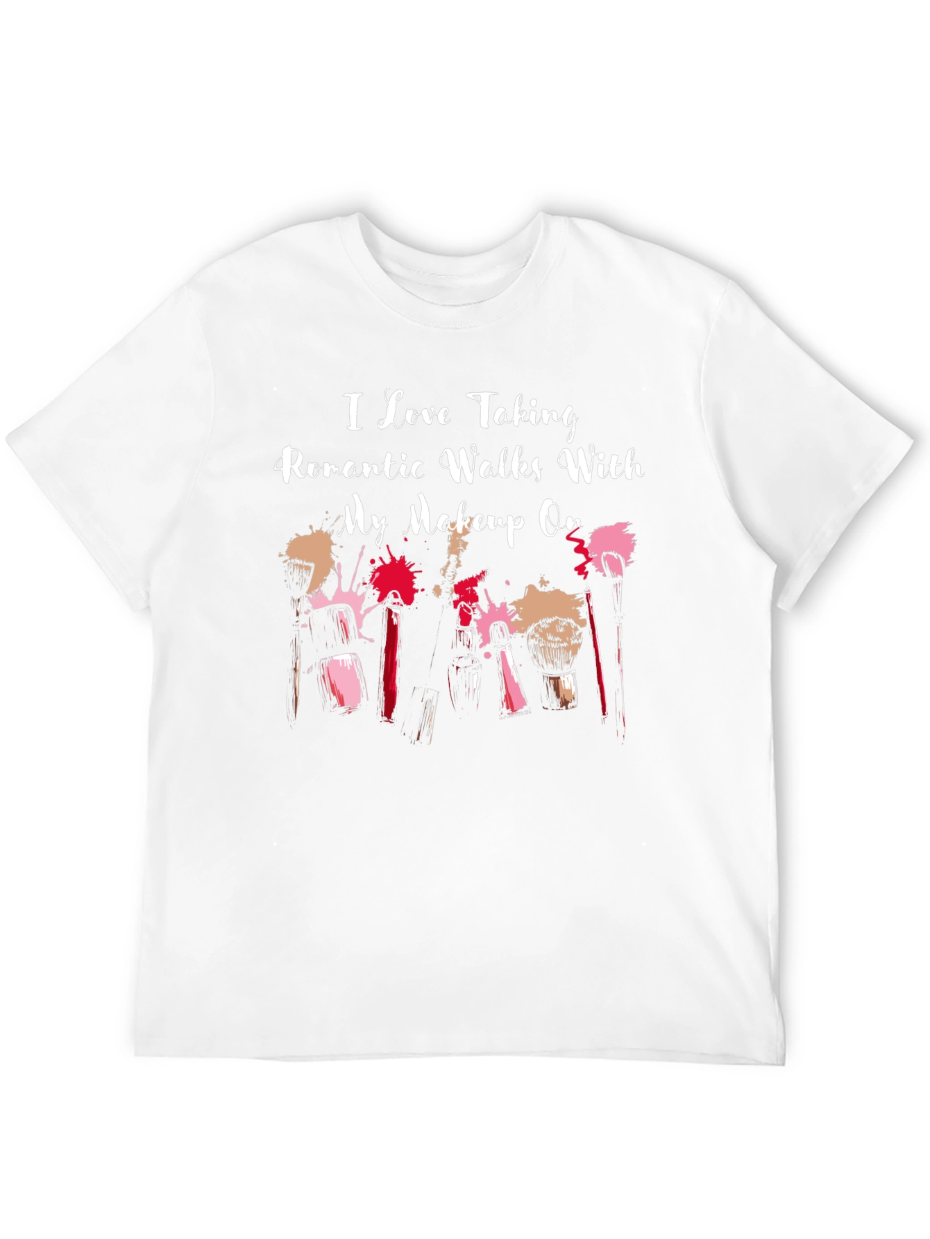 Black Makeup Lover's T-Shirt - Romantic Walks view 12