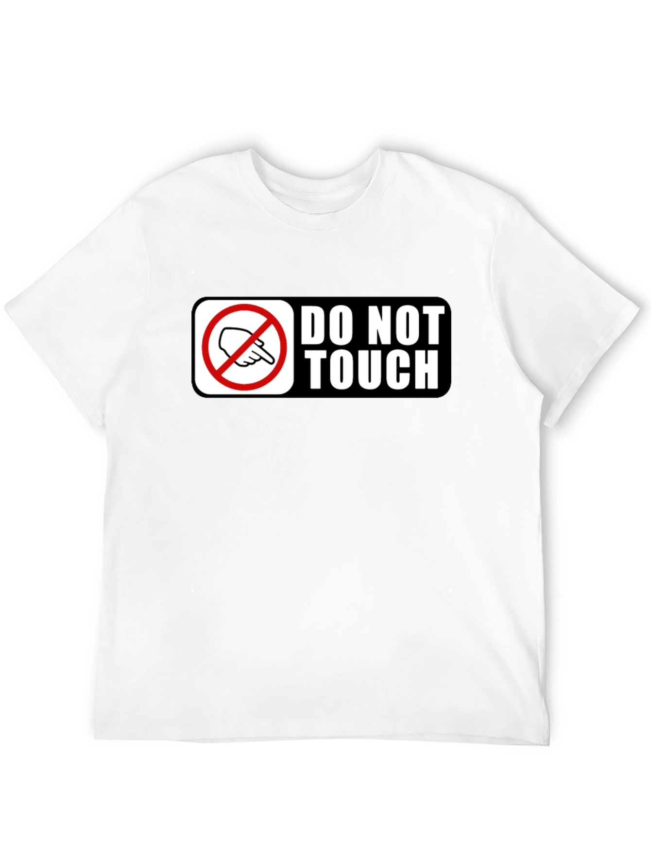 Black Do Not Touch Graphic T-Shirt view 12
