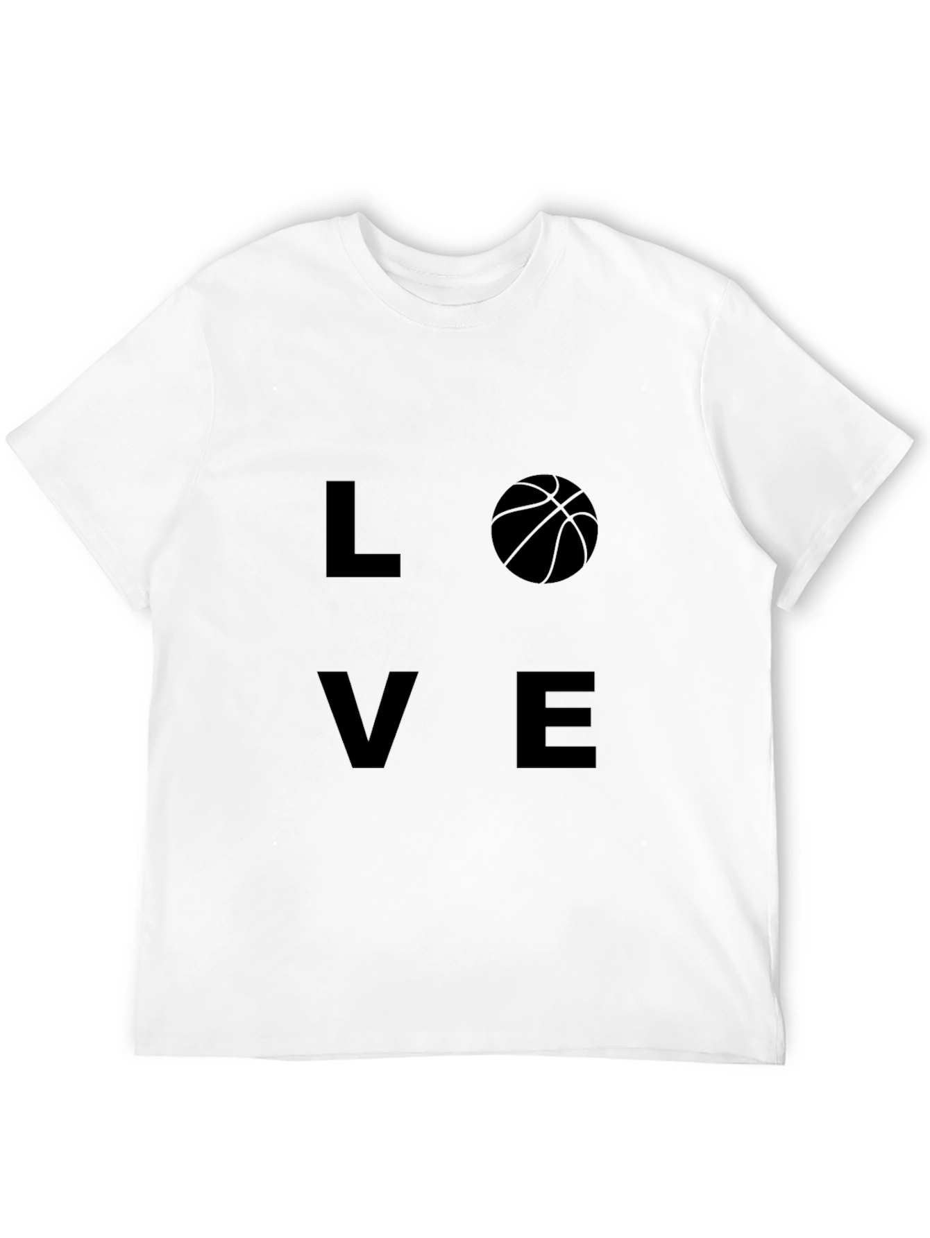 Black Love Basketball Graphic T-Shirt view 12