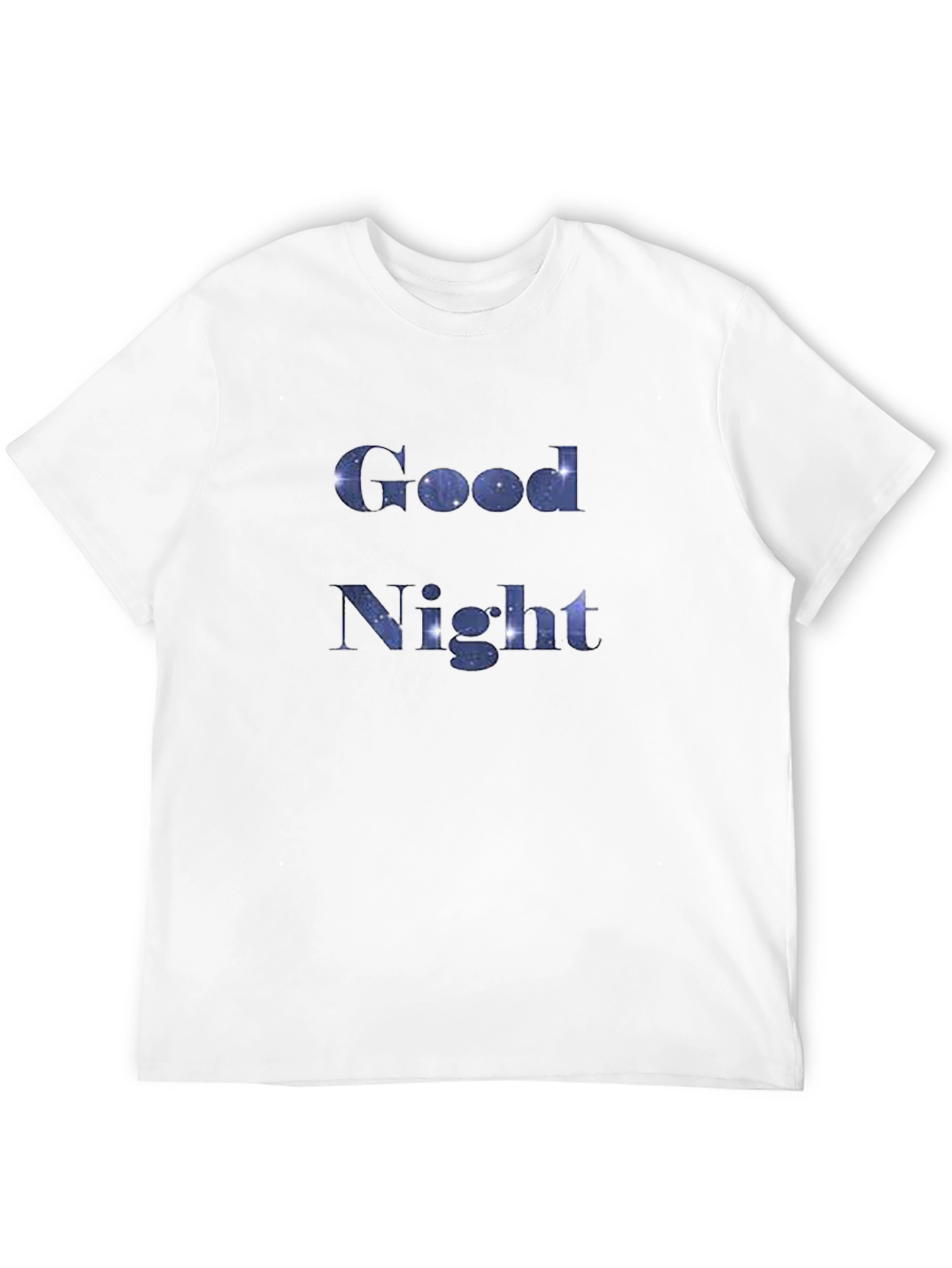 Black Good Night Space Galaxy Tee view 12