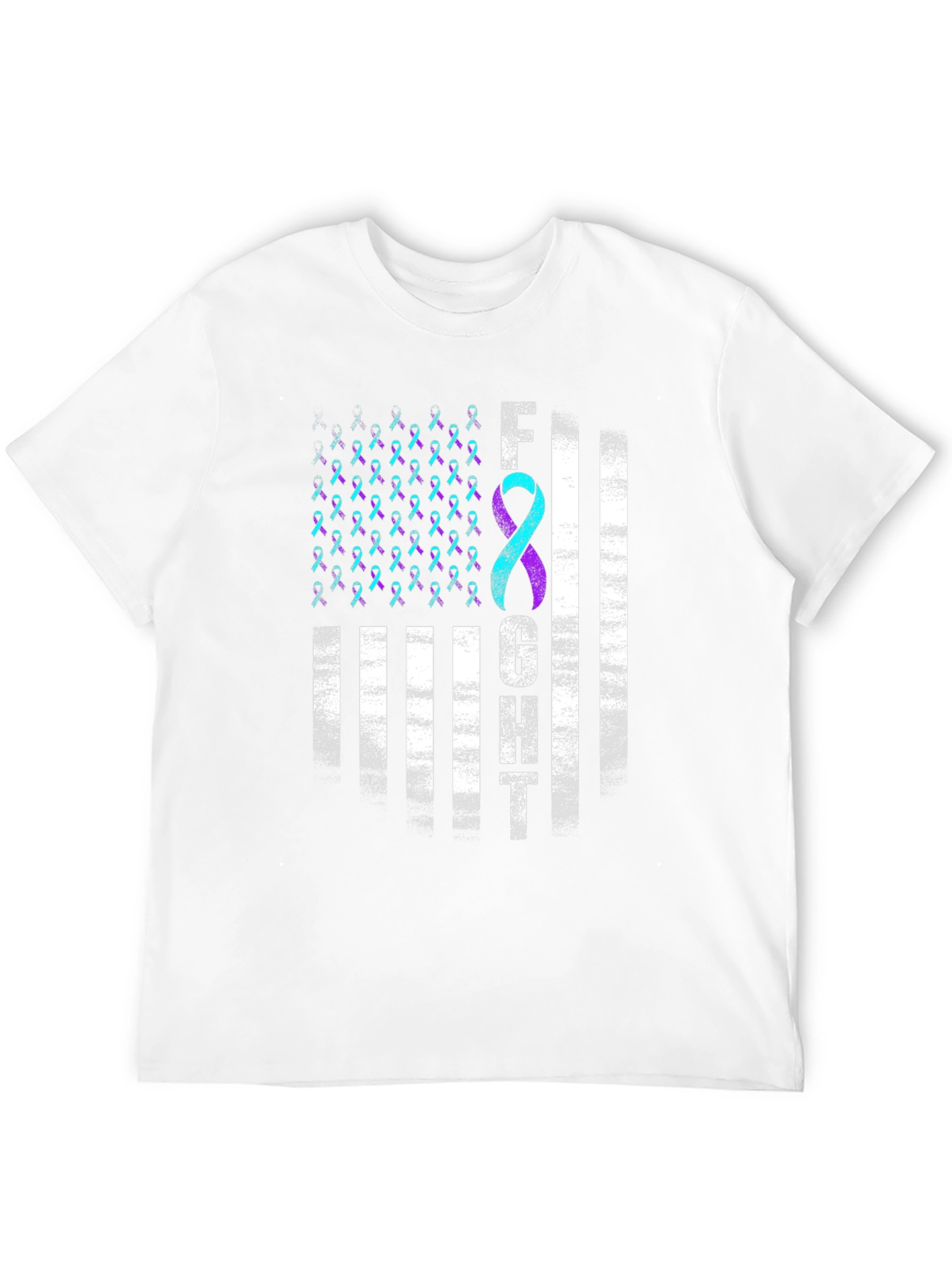 Black Semicolon Suicide Awareness T-Shirt - Fight Depression view 12