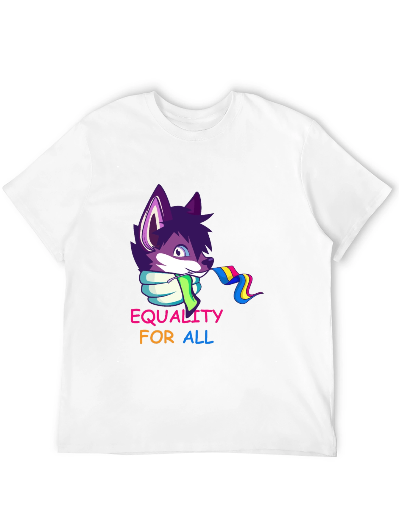 Black Equality For All T-Shirt view 12