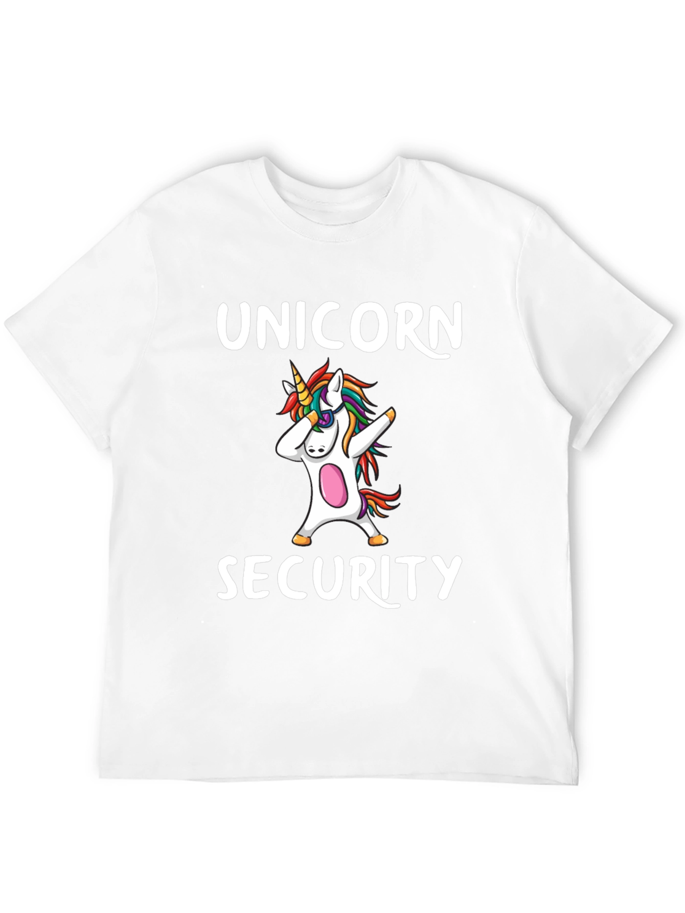 Black Unicorn Security T-Shirt - Dabbing Unicorn view 12