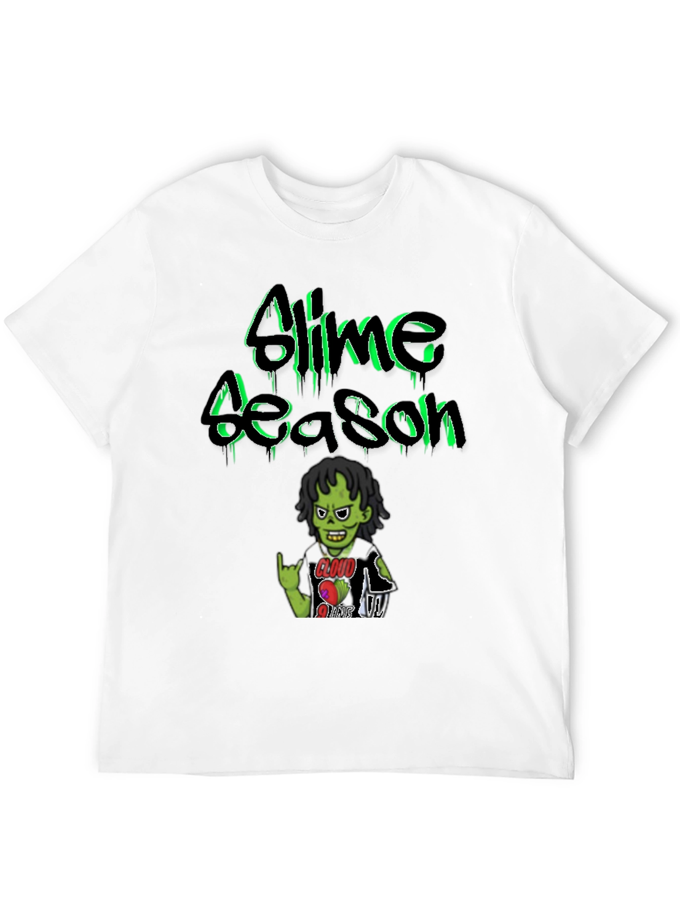 Black Slime Season Graphic Tee view 12